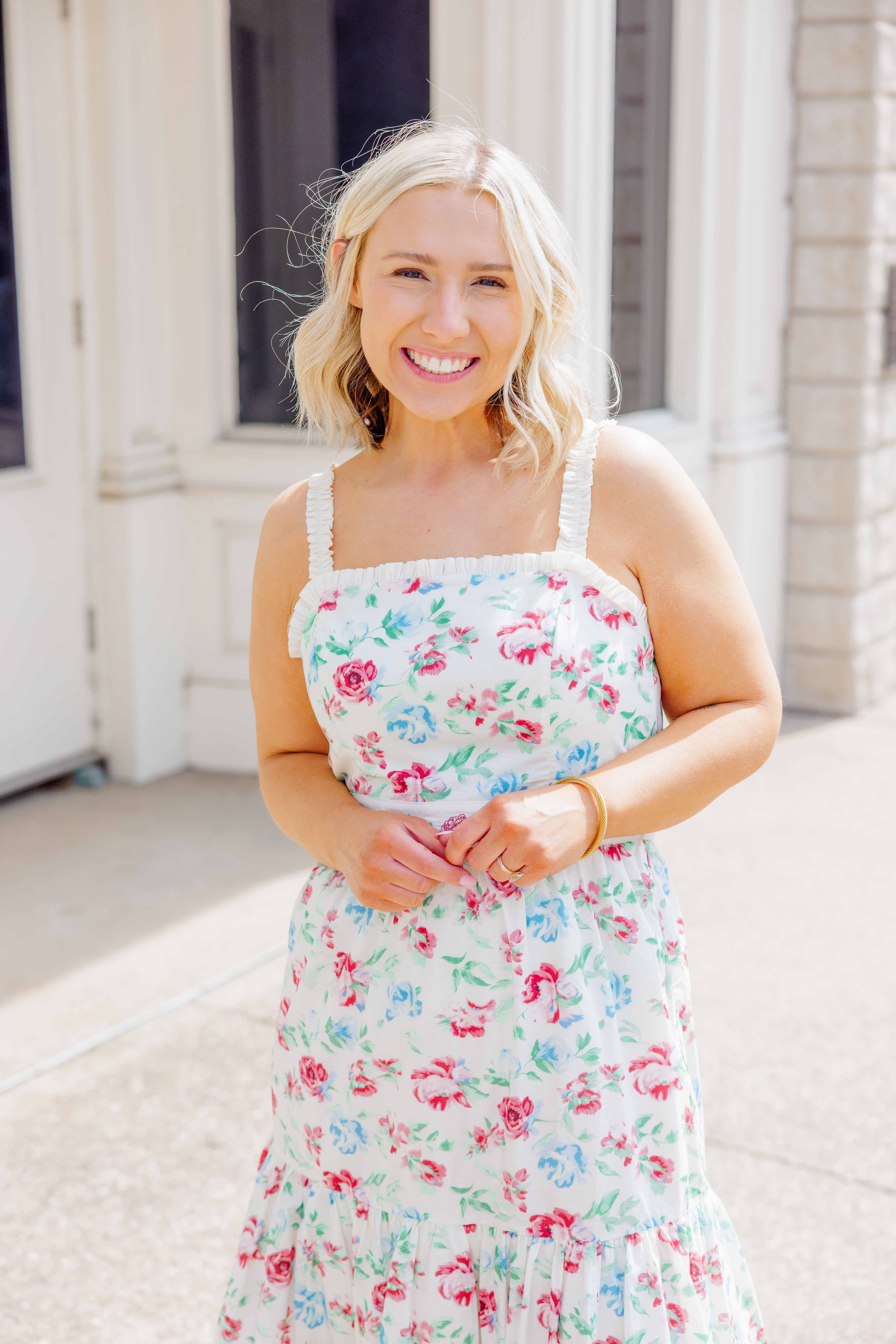 Rosalie Floral Midi Dress