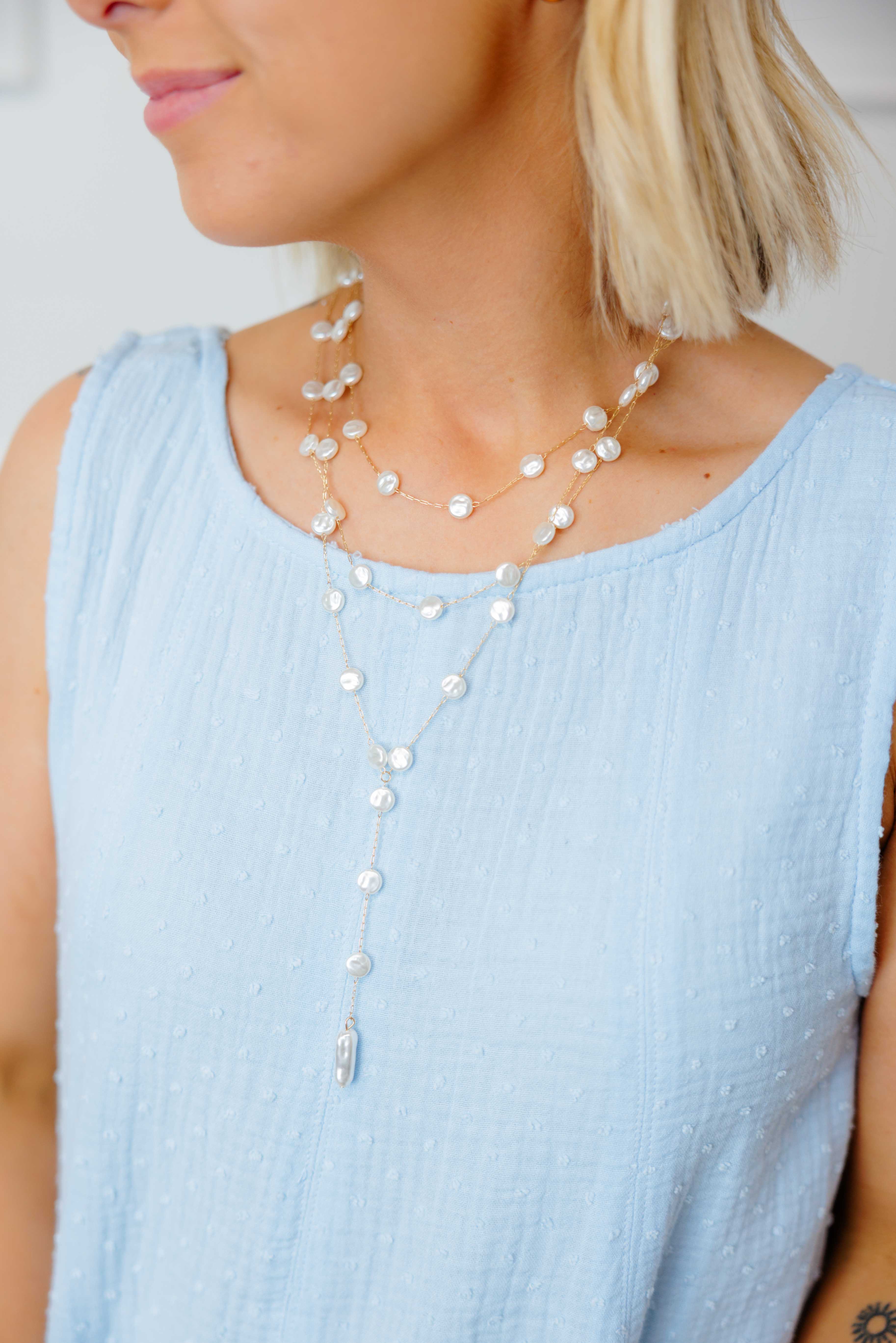Pearl Cascade Necklace