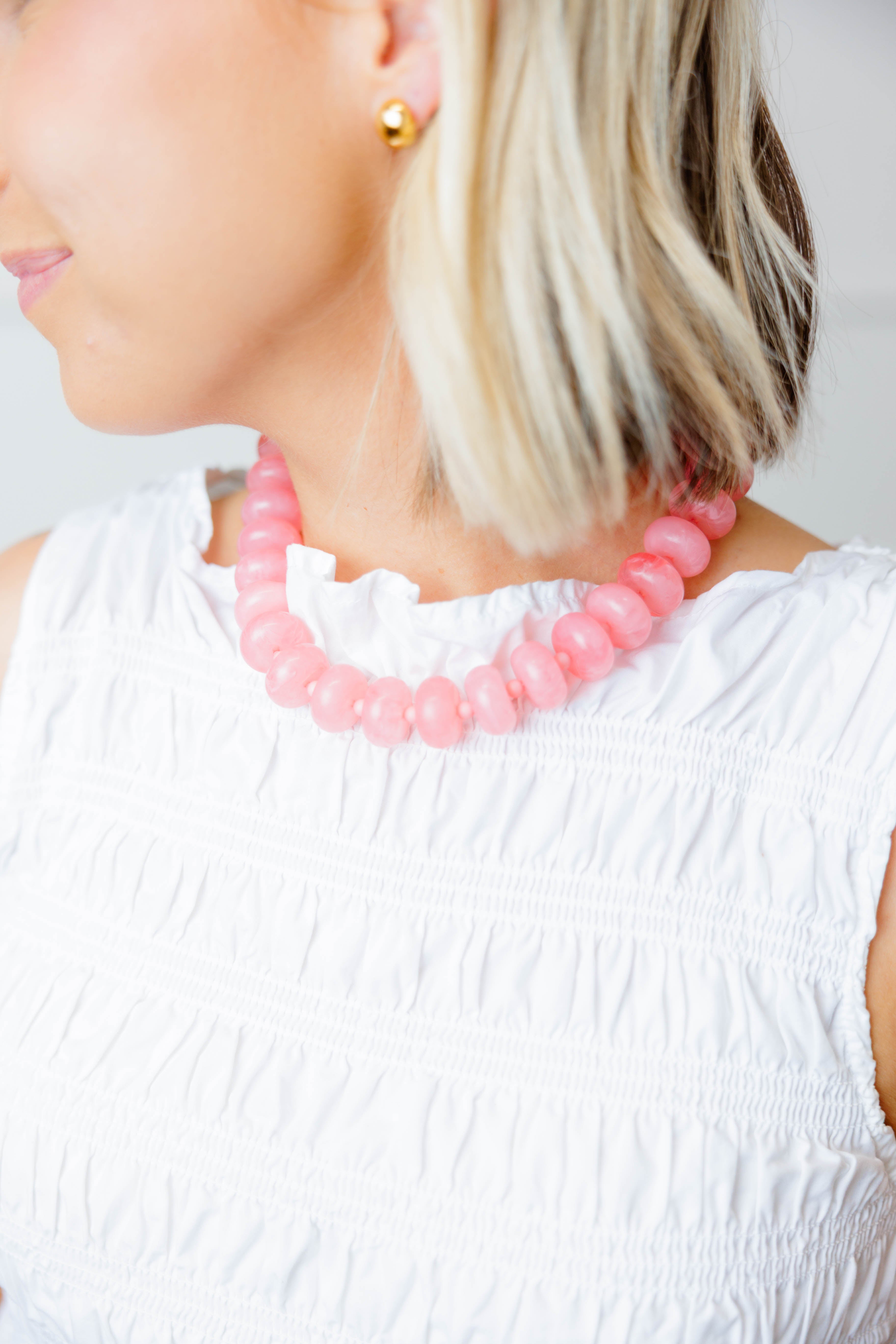 Pink Pop Necklace