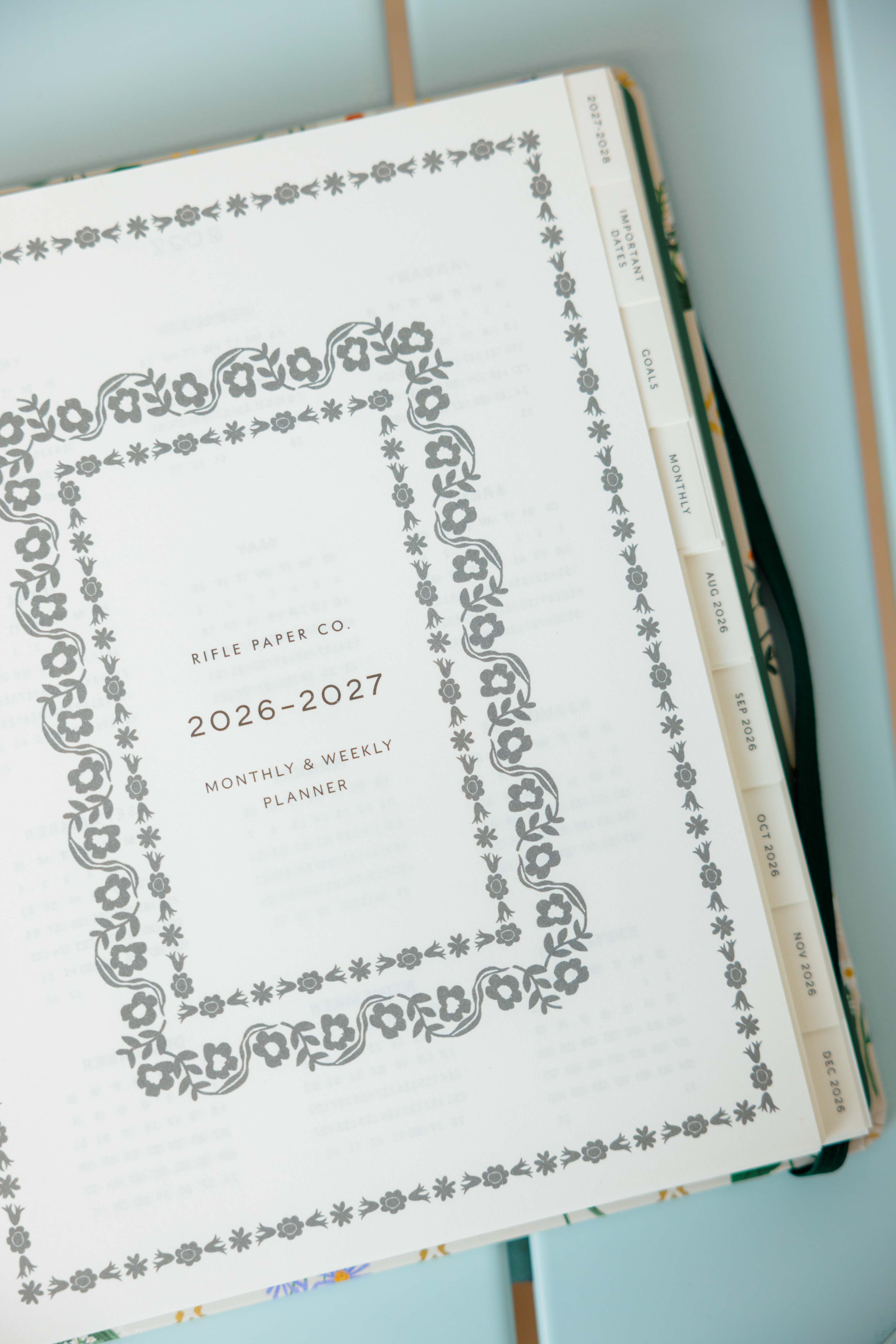 Garden Study 17-Month Academic Spiral Planner