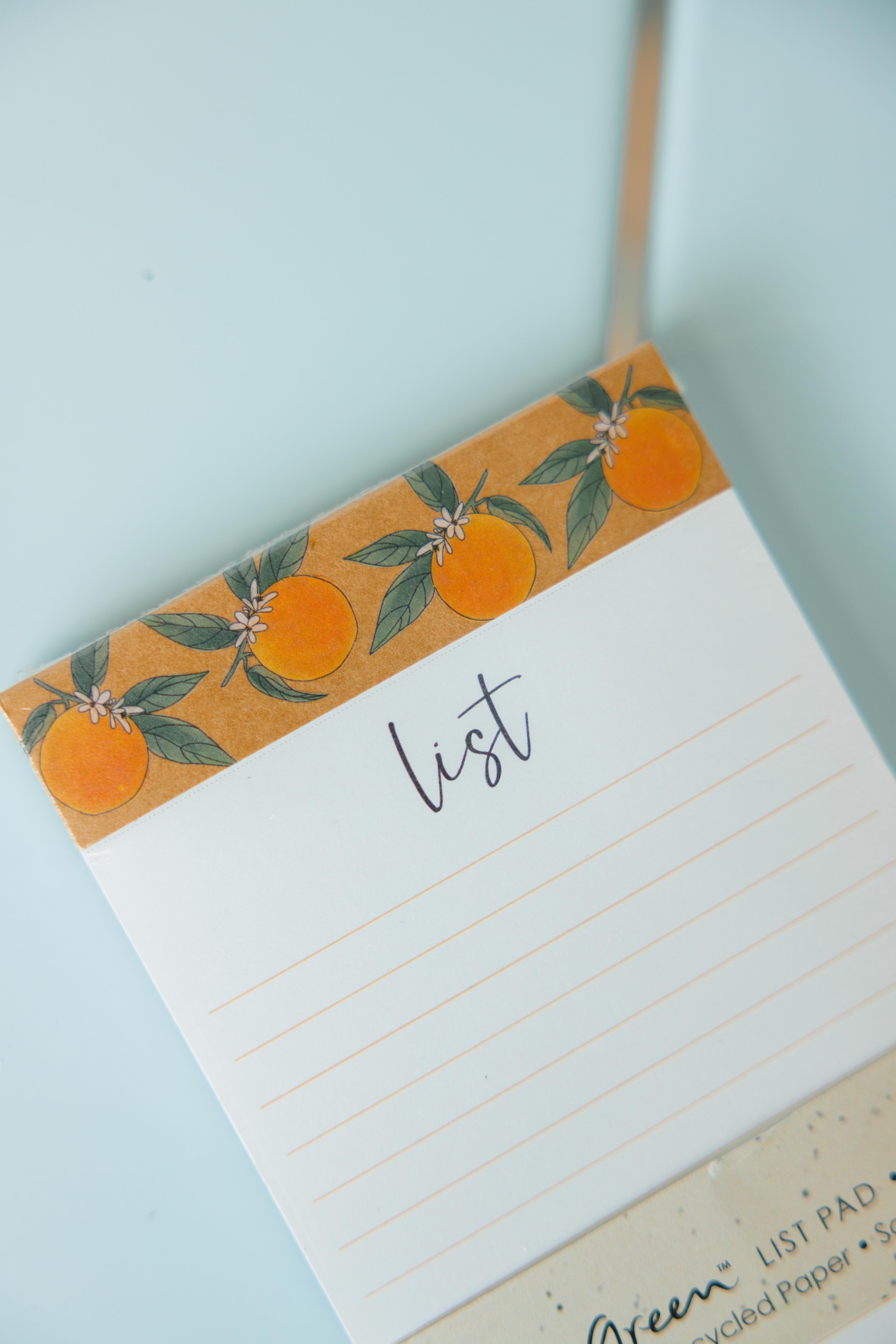 Orange Grove List Pad