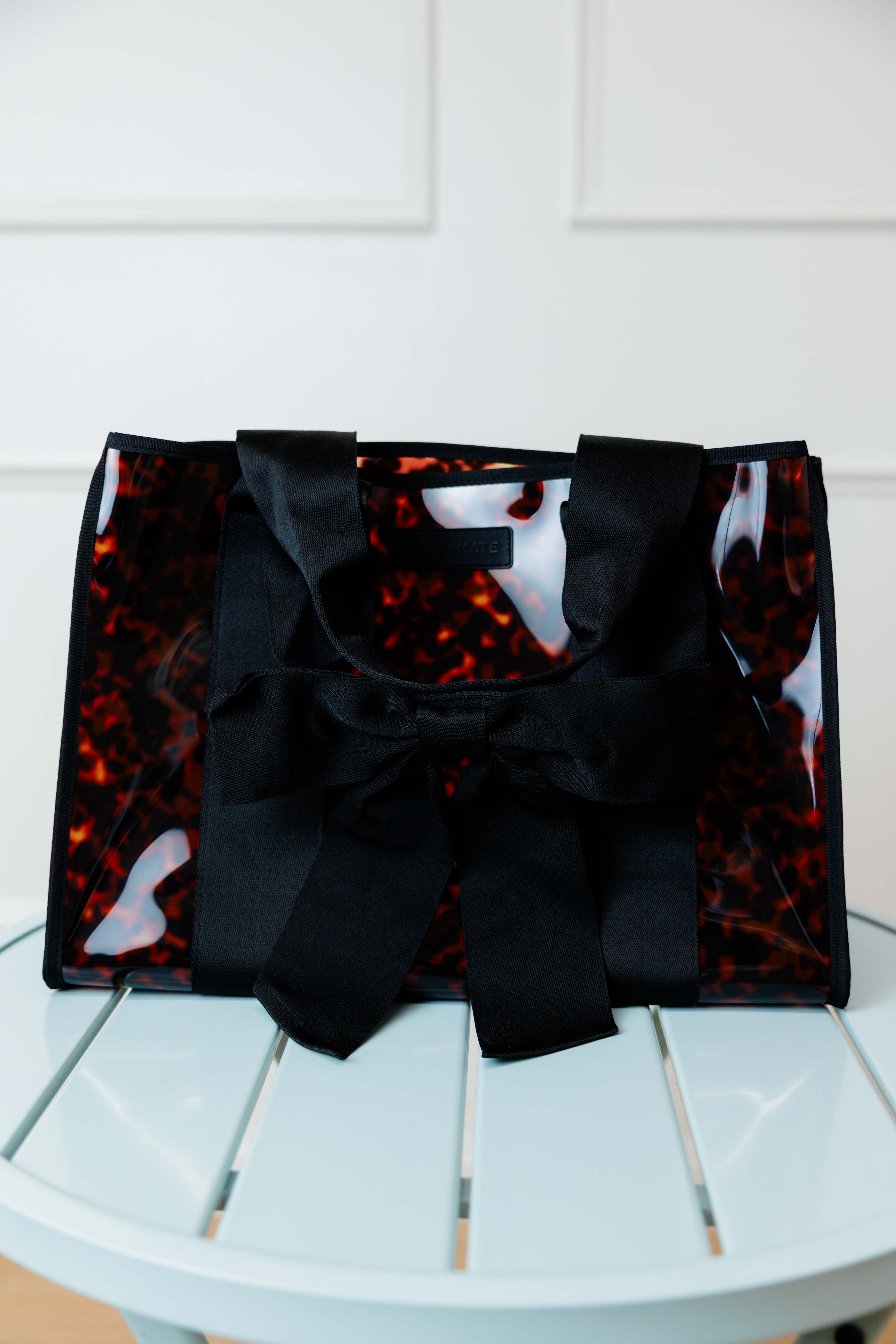 Tortoiseshell Bow Case-Mate Jelly Tote