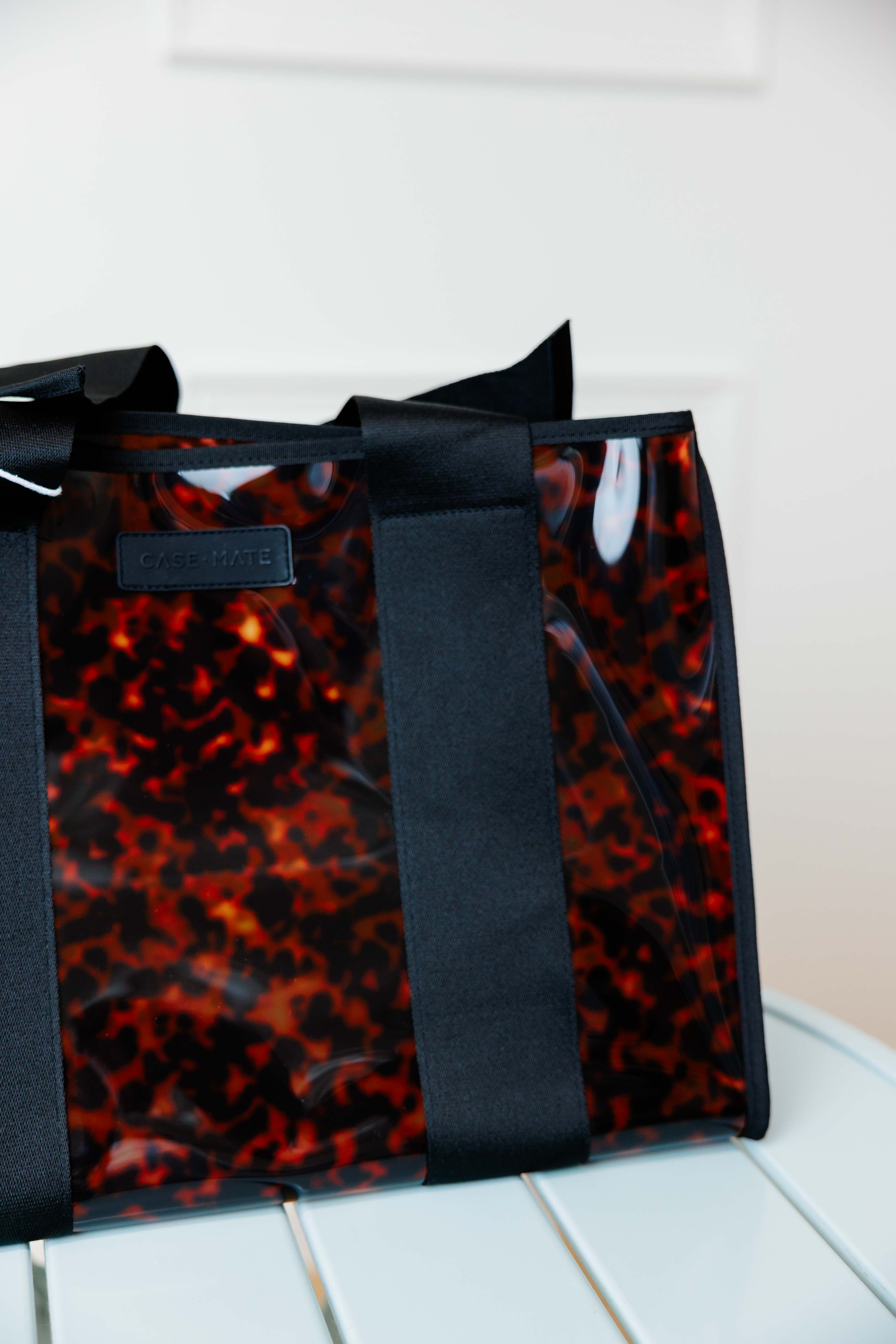 Tortoiseshell Bow Case-Mate Jelly Tote
