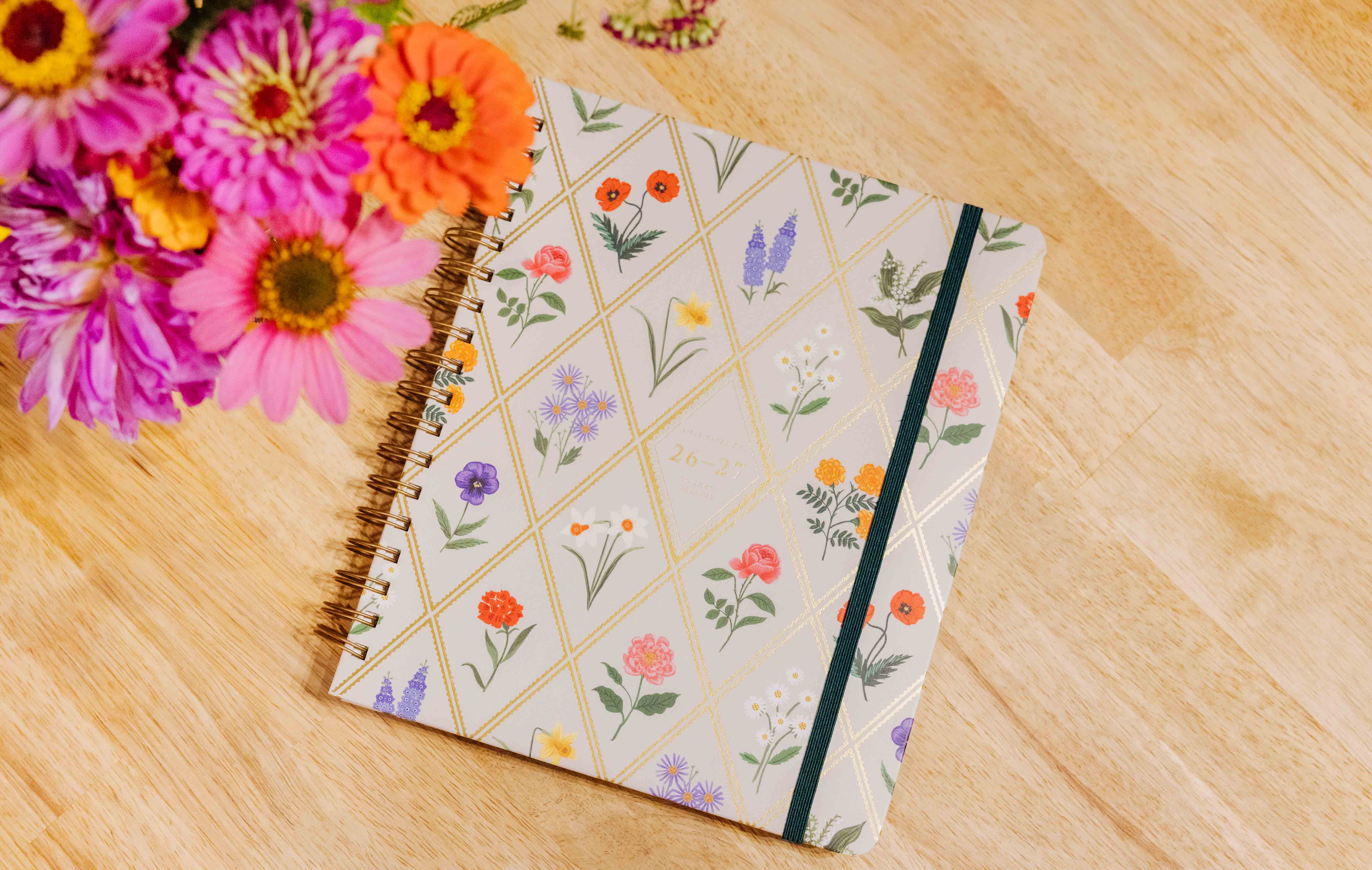 Garden Study 17-Month Academic Spiral Planner
