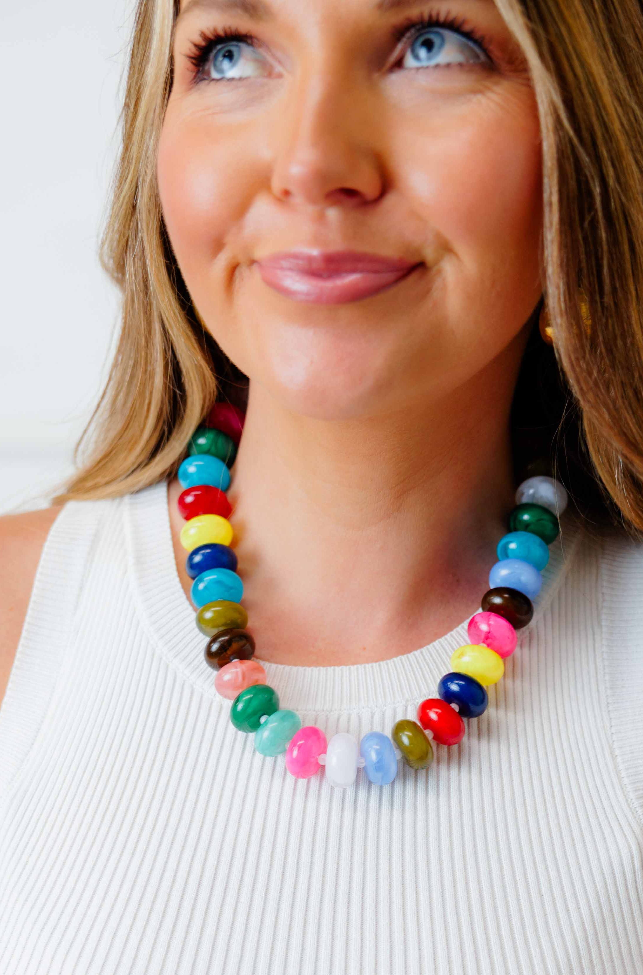 Happy Hour Beaded Necklace