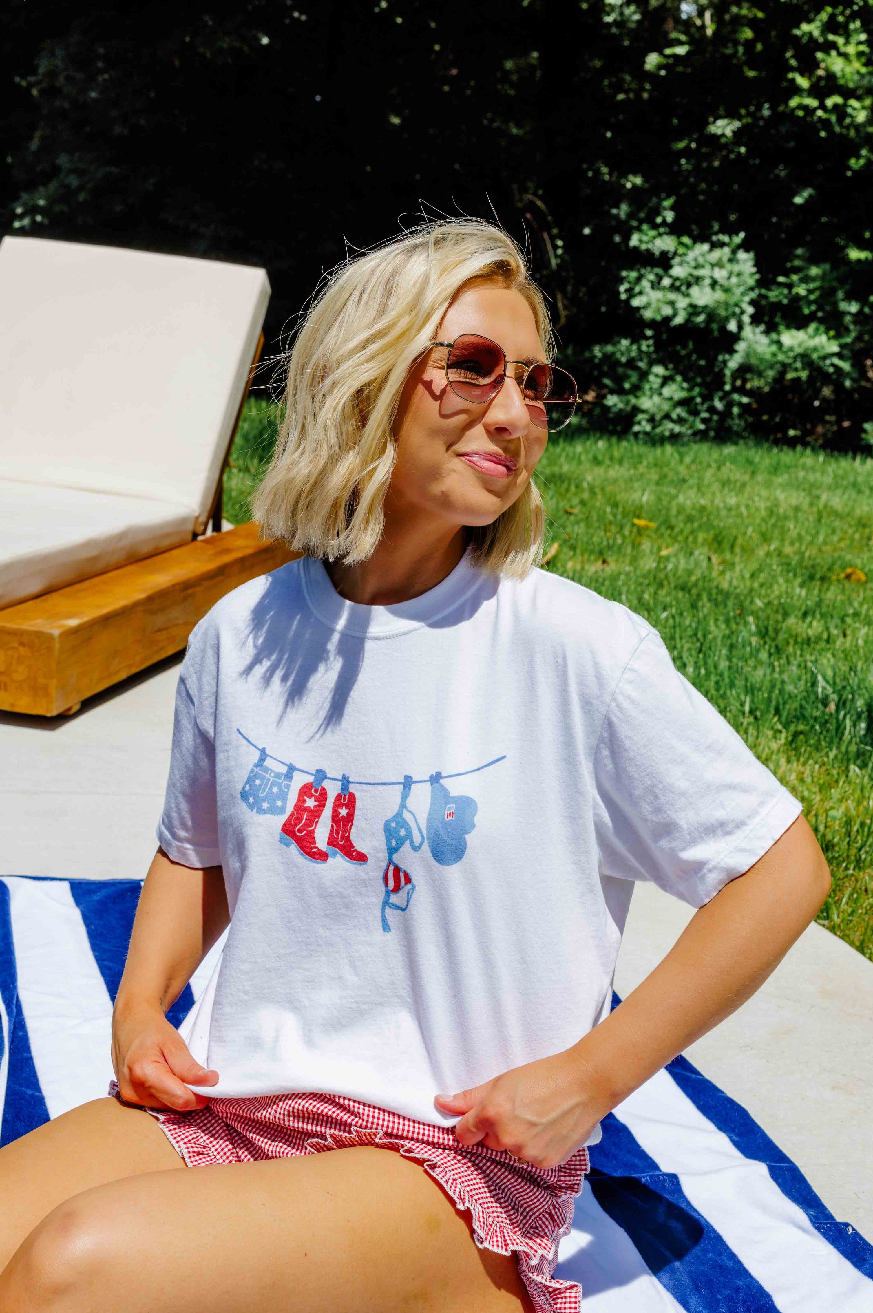 Americana Clothesline Tee