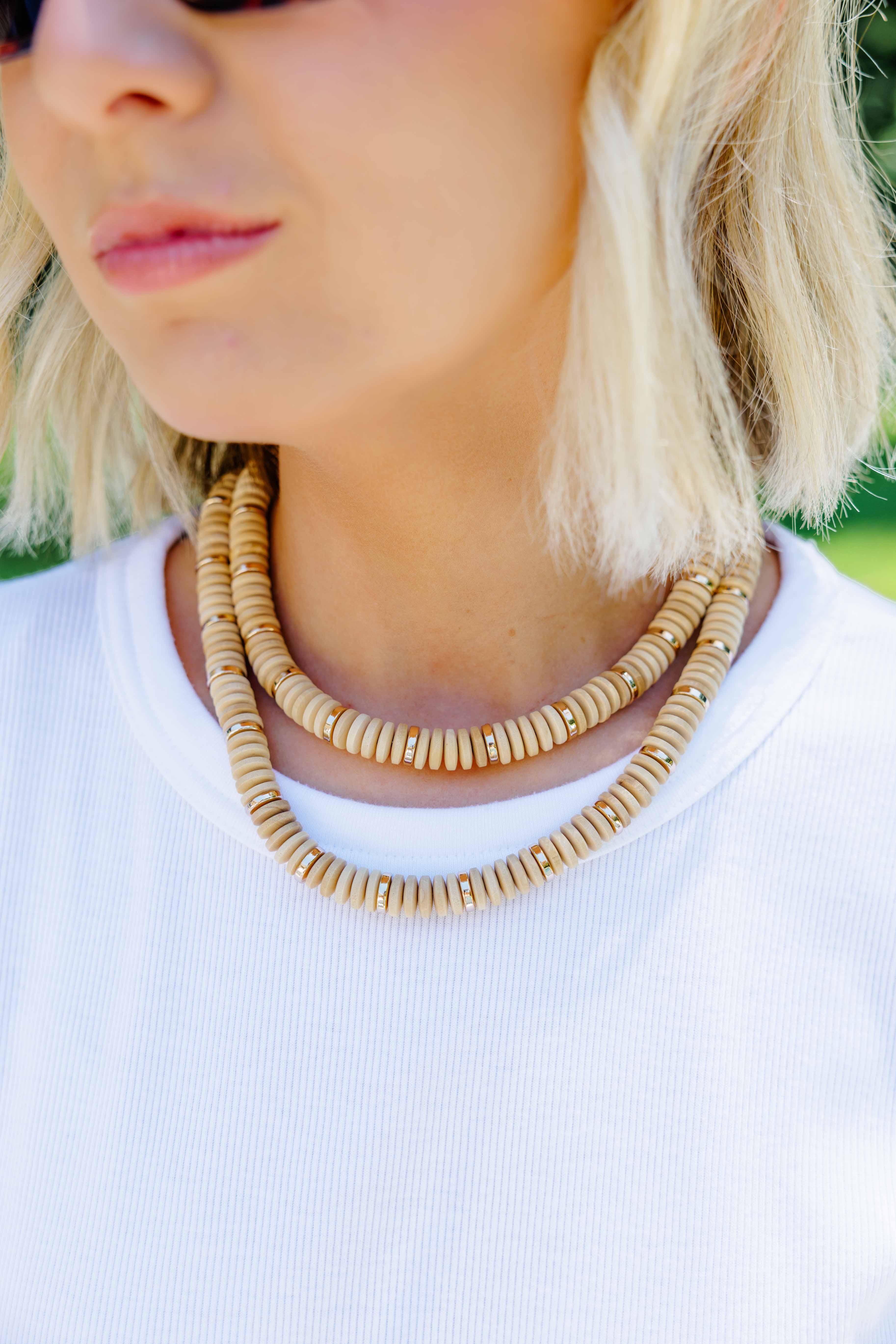 Natural Channing Layered Necklace