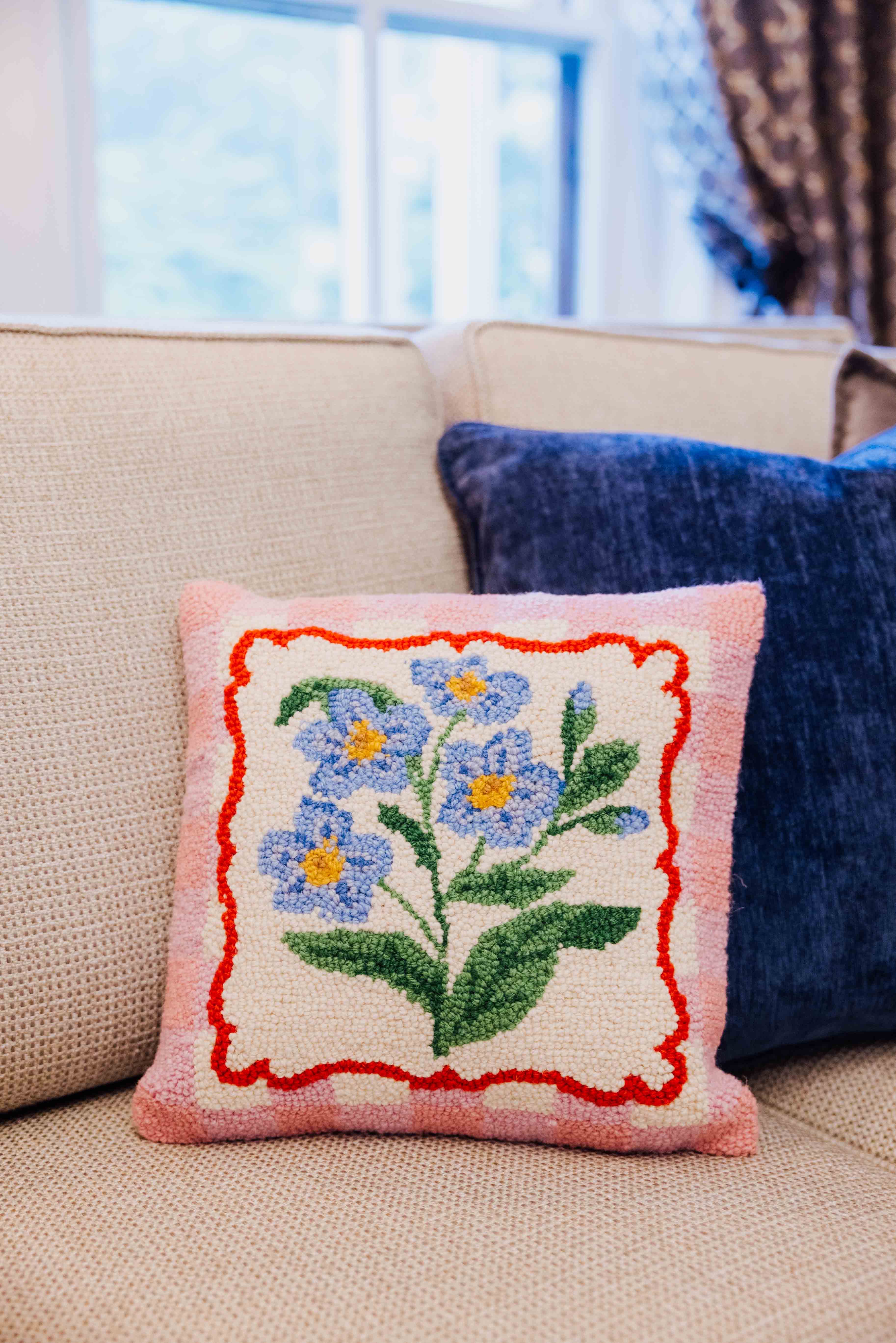 Touch Me Not Frame Hook Pillow
