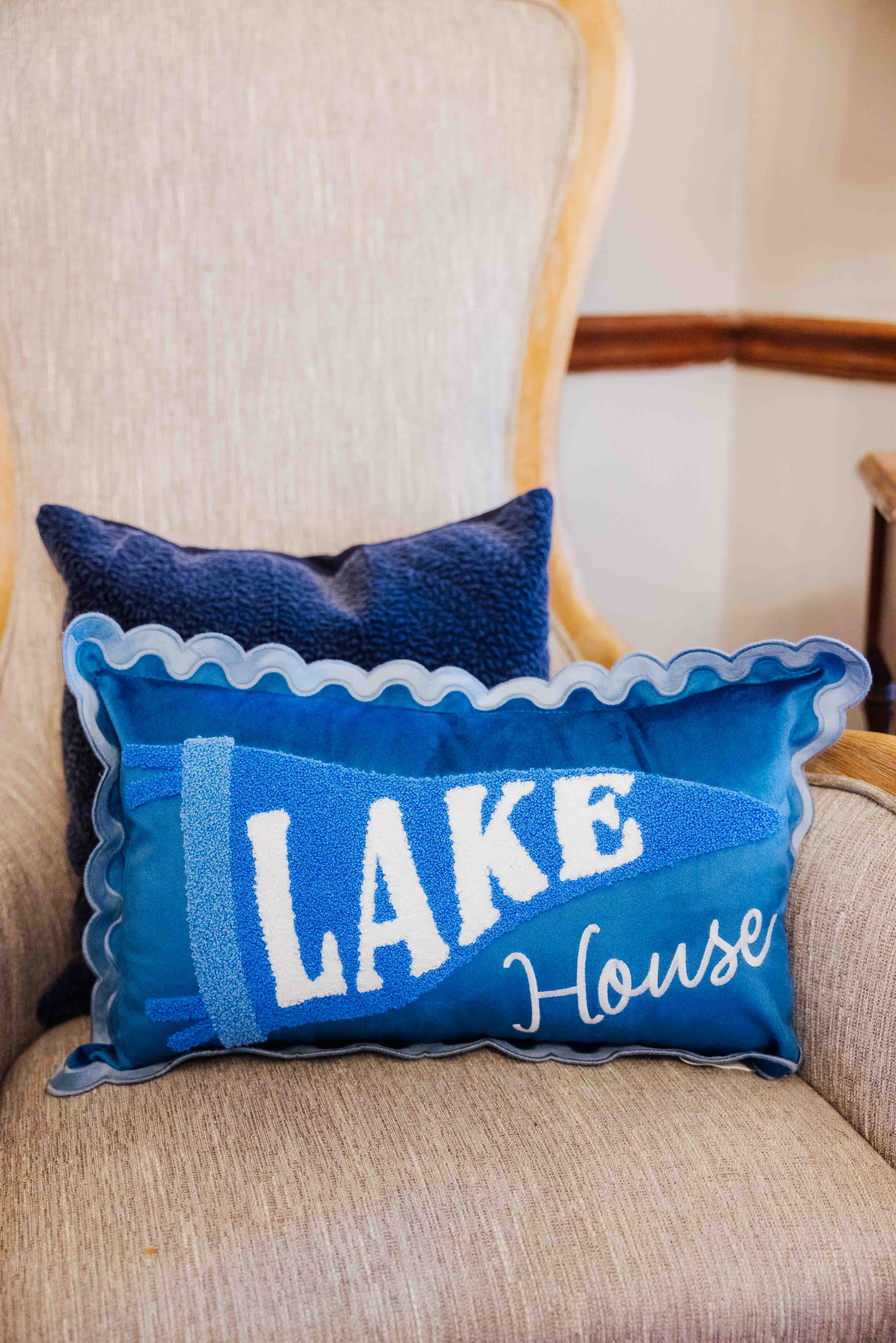 Lake House Throw Pillow