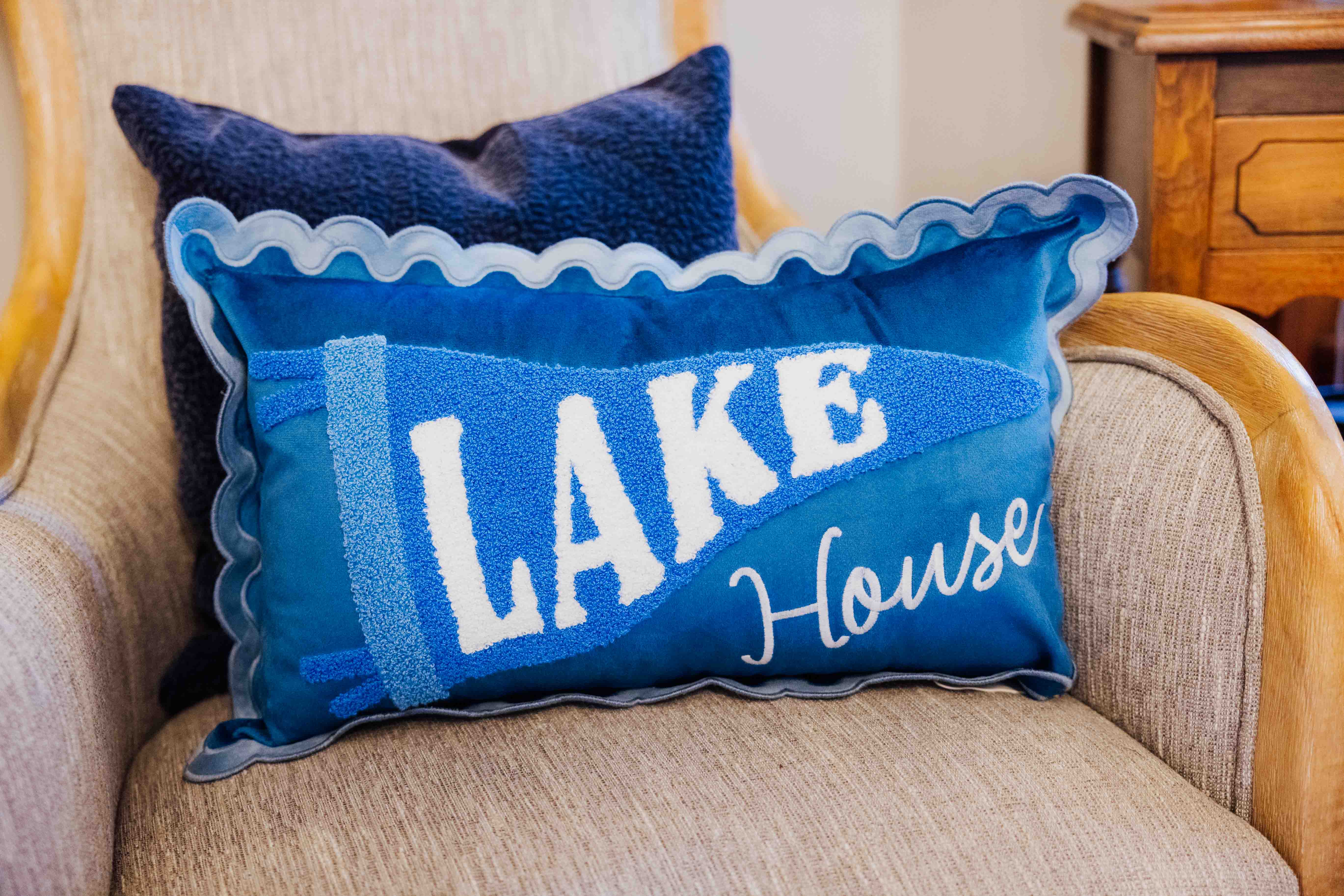 Lake House Throw Pillow