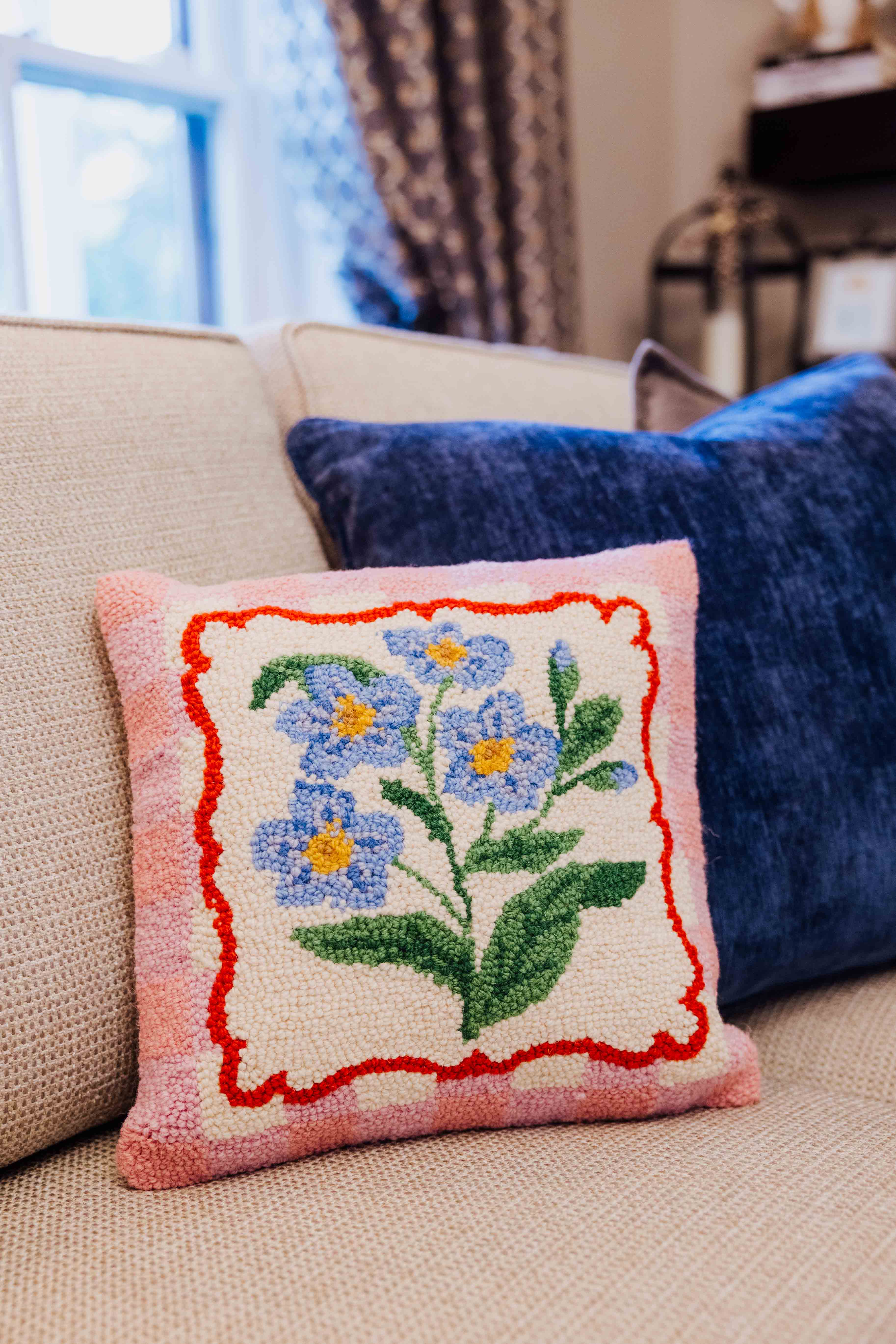 Touch Me Not Frame Hook Pillow