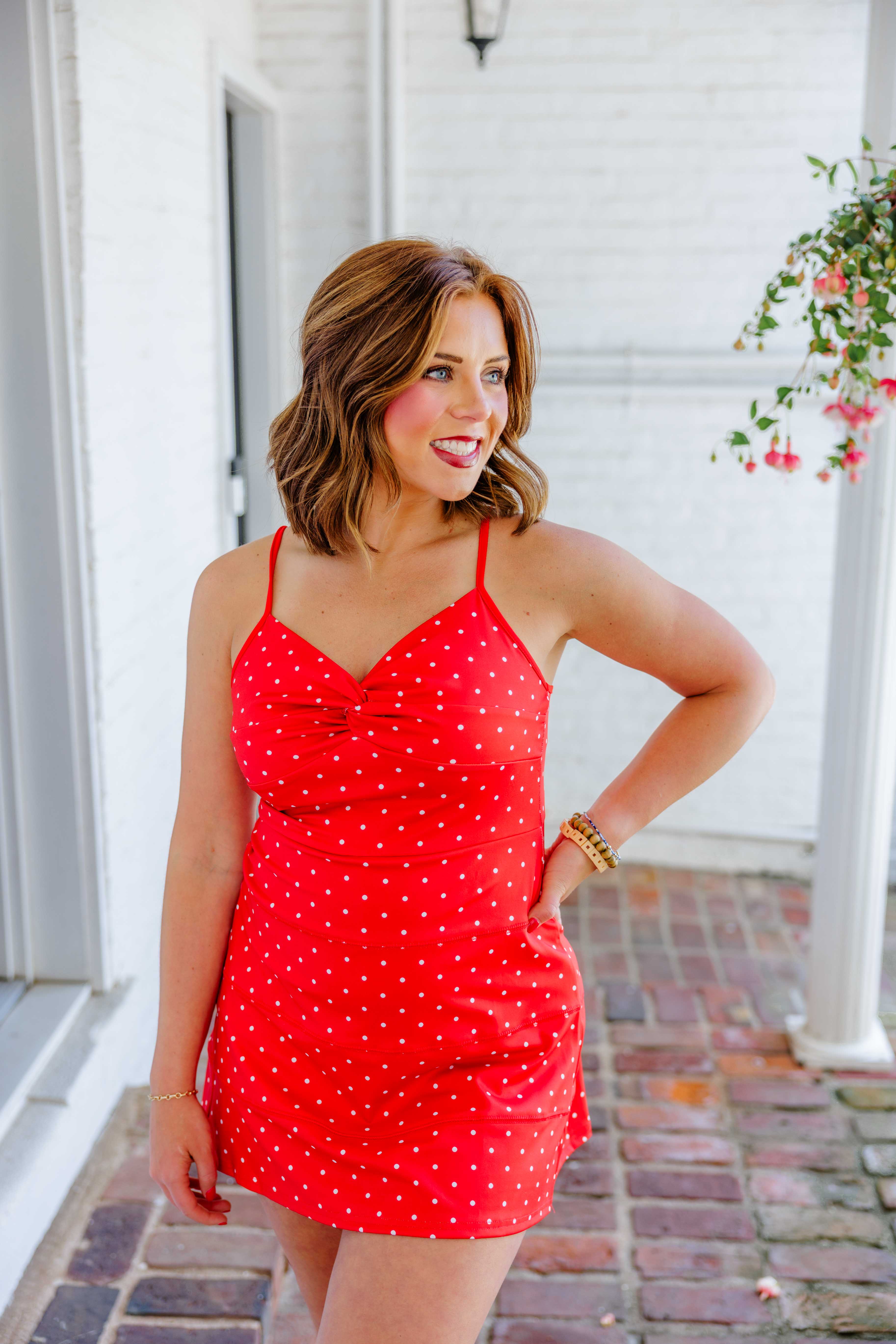 Cherry Dot Active Dress