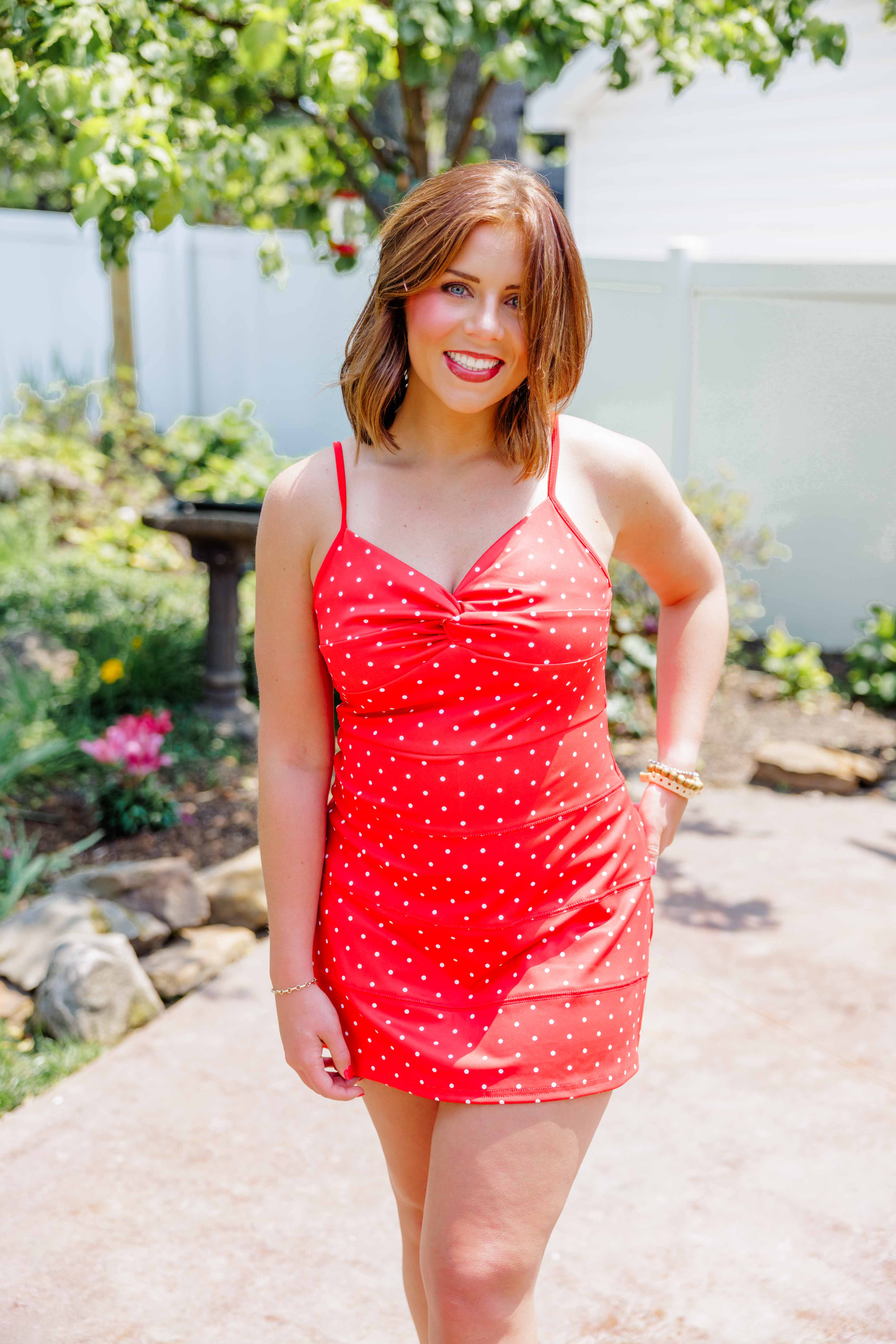 Cherry Dot Active Dress