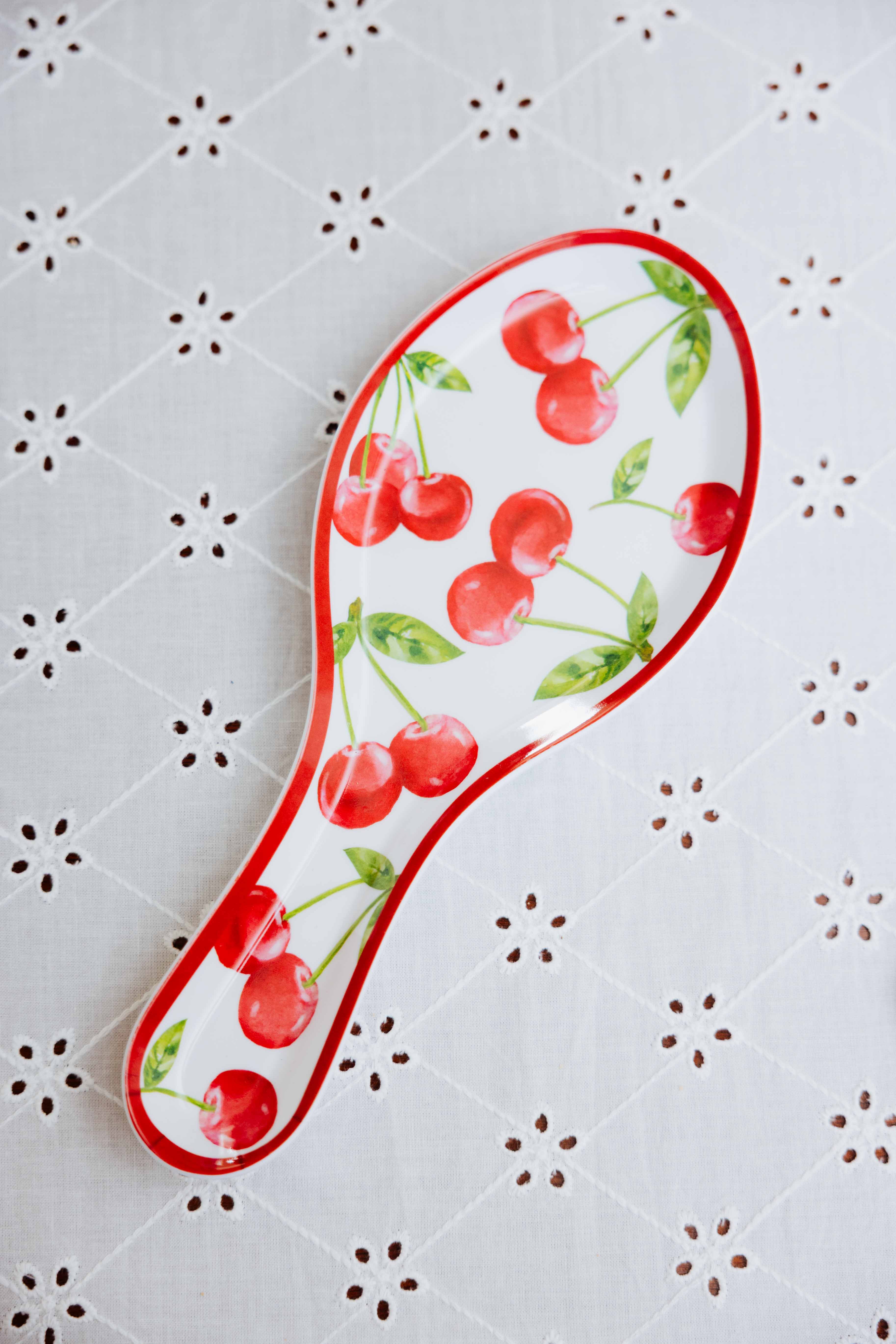 Cherry Melamine Spoon Rest
