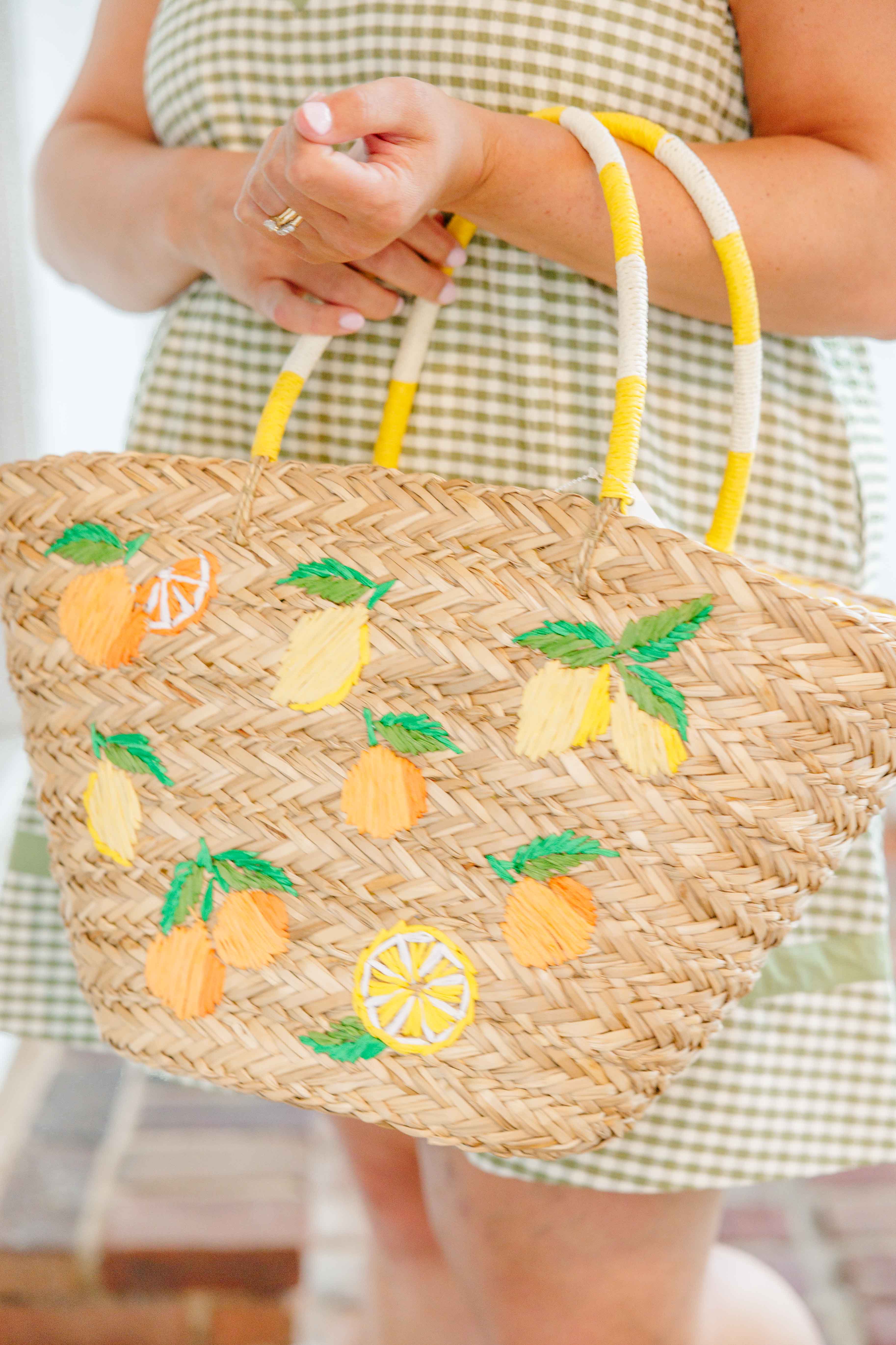 Citrus Grove Woven Tote
