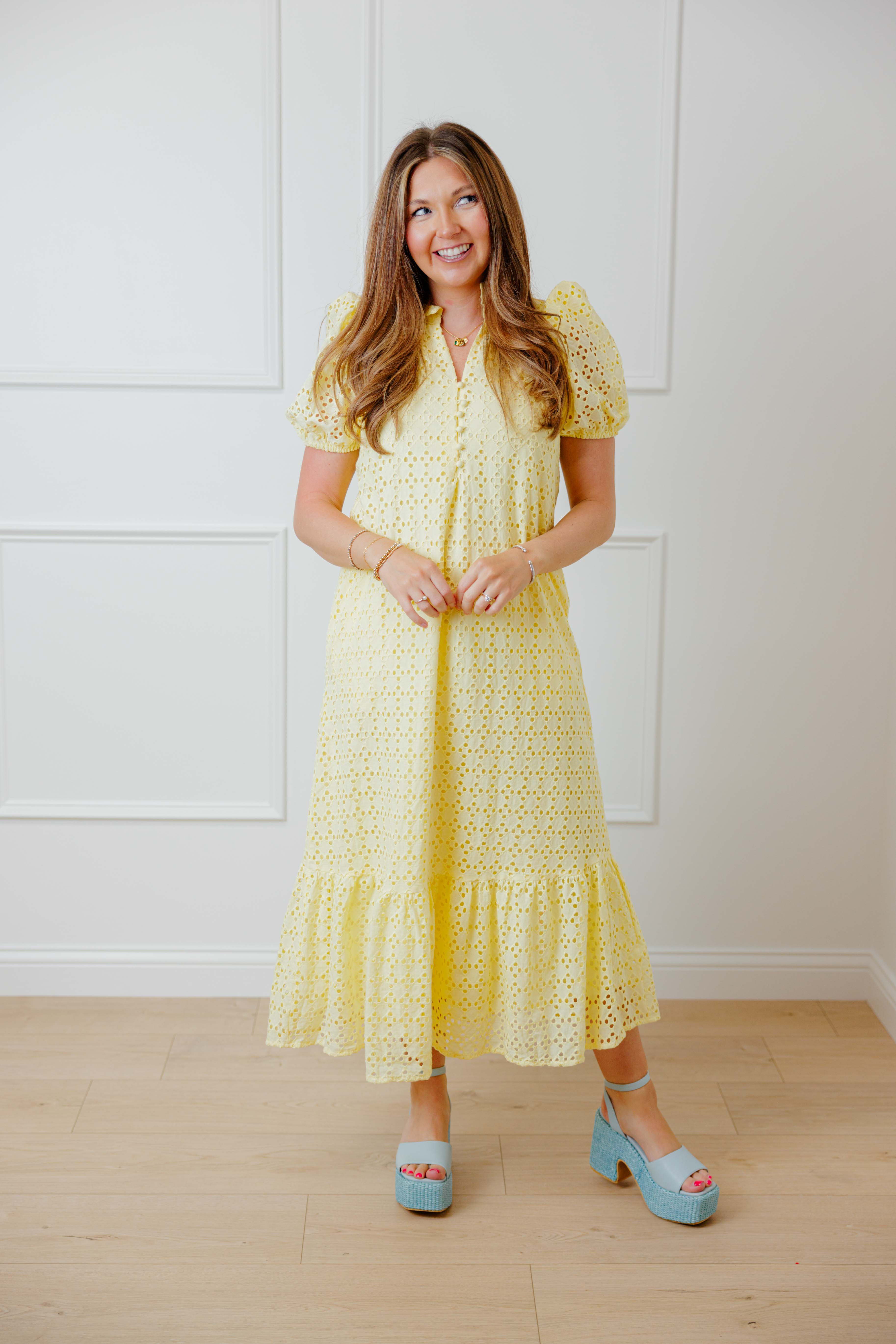 Charlotte Puff Sleeve Dress