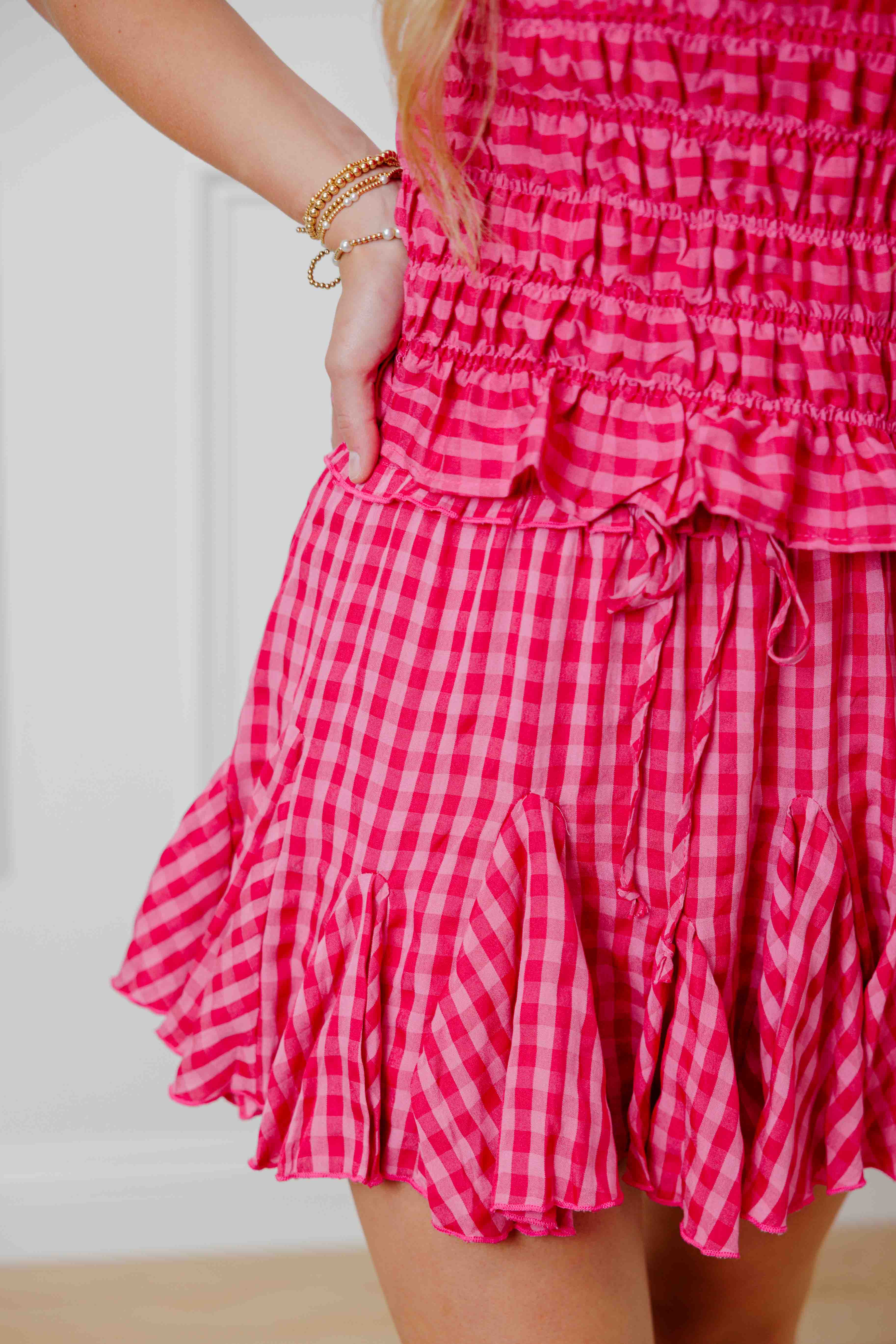 Pink Picnic Smocked Set