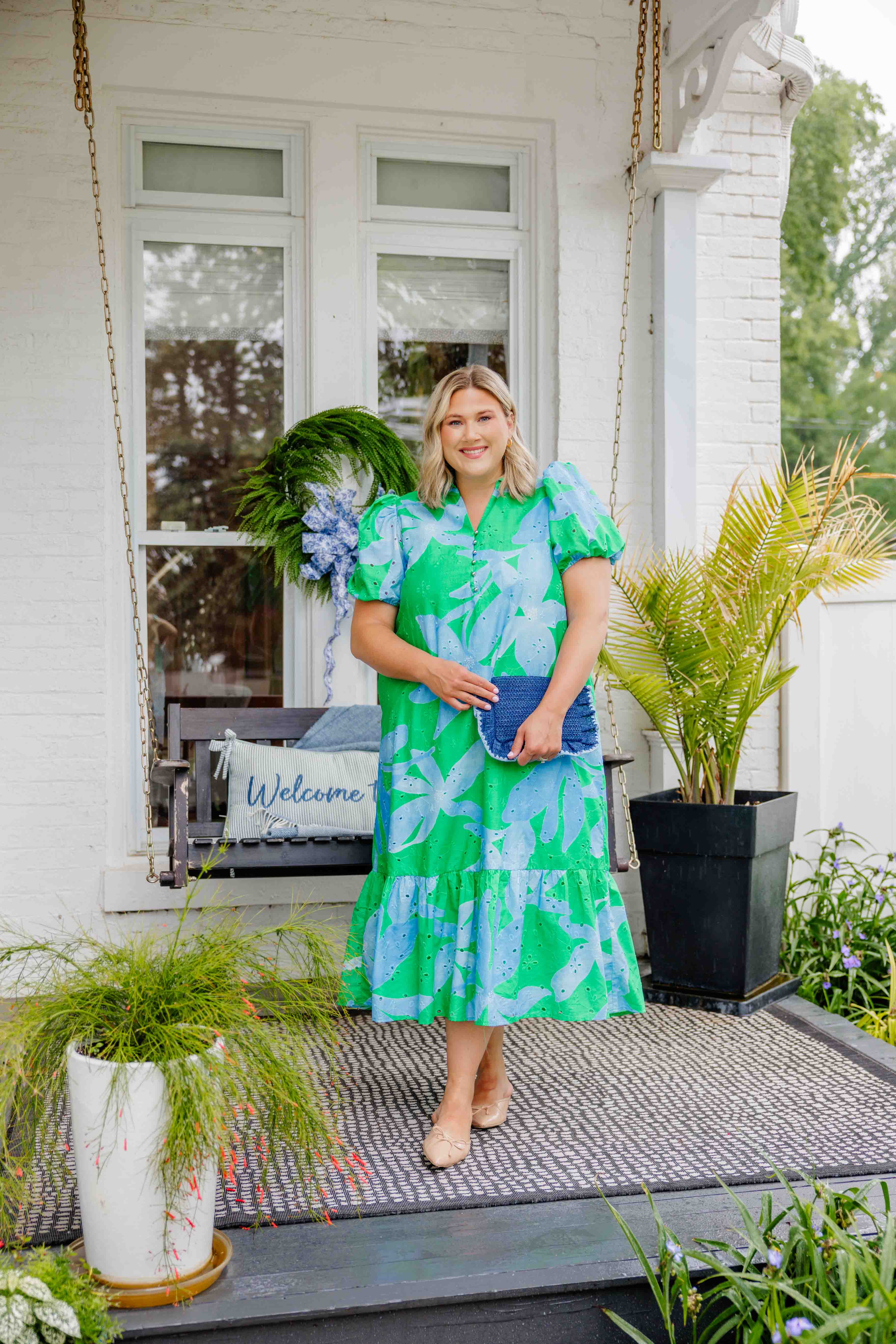Blue Lagoon Midi Dress