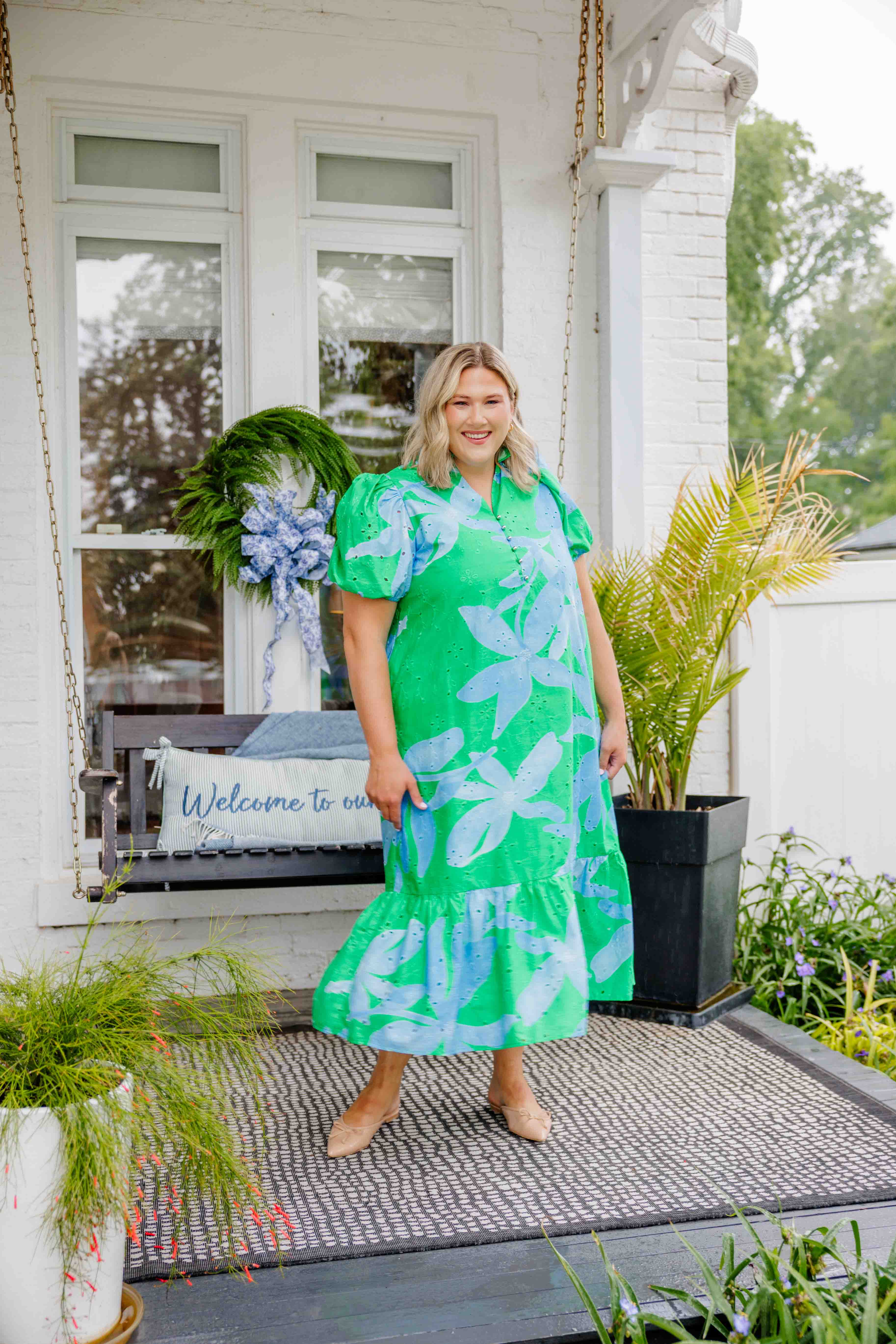 Blue Lagoon Midi Dress