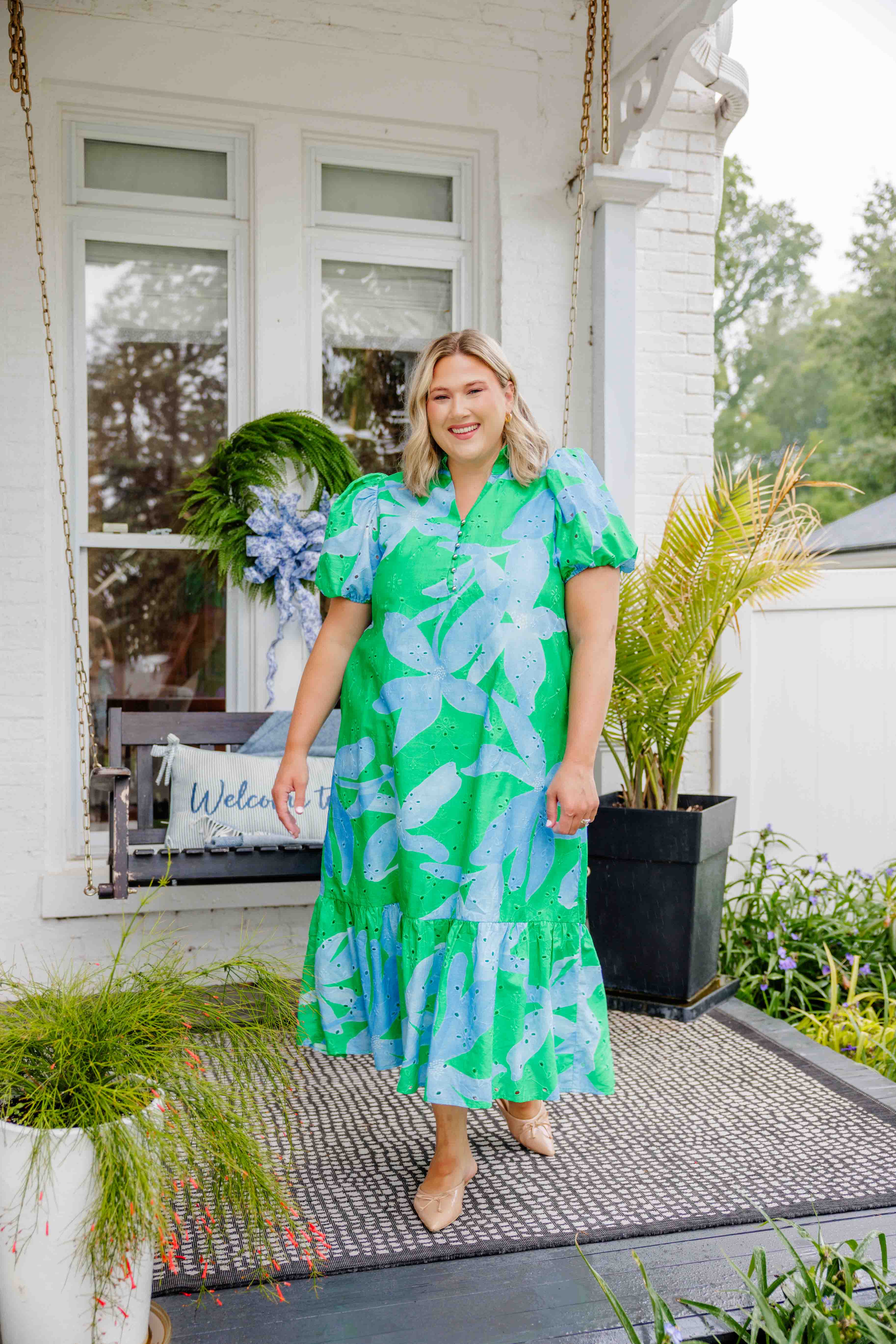 Blue Lagoon Midi Dress