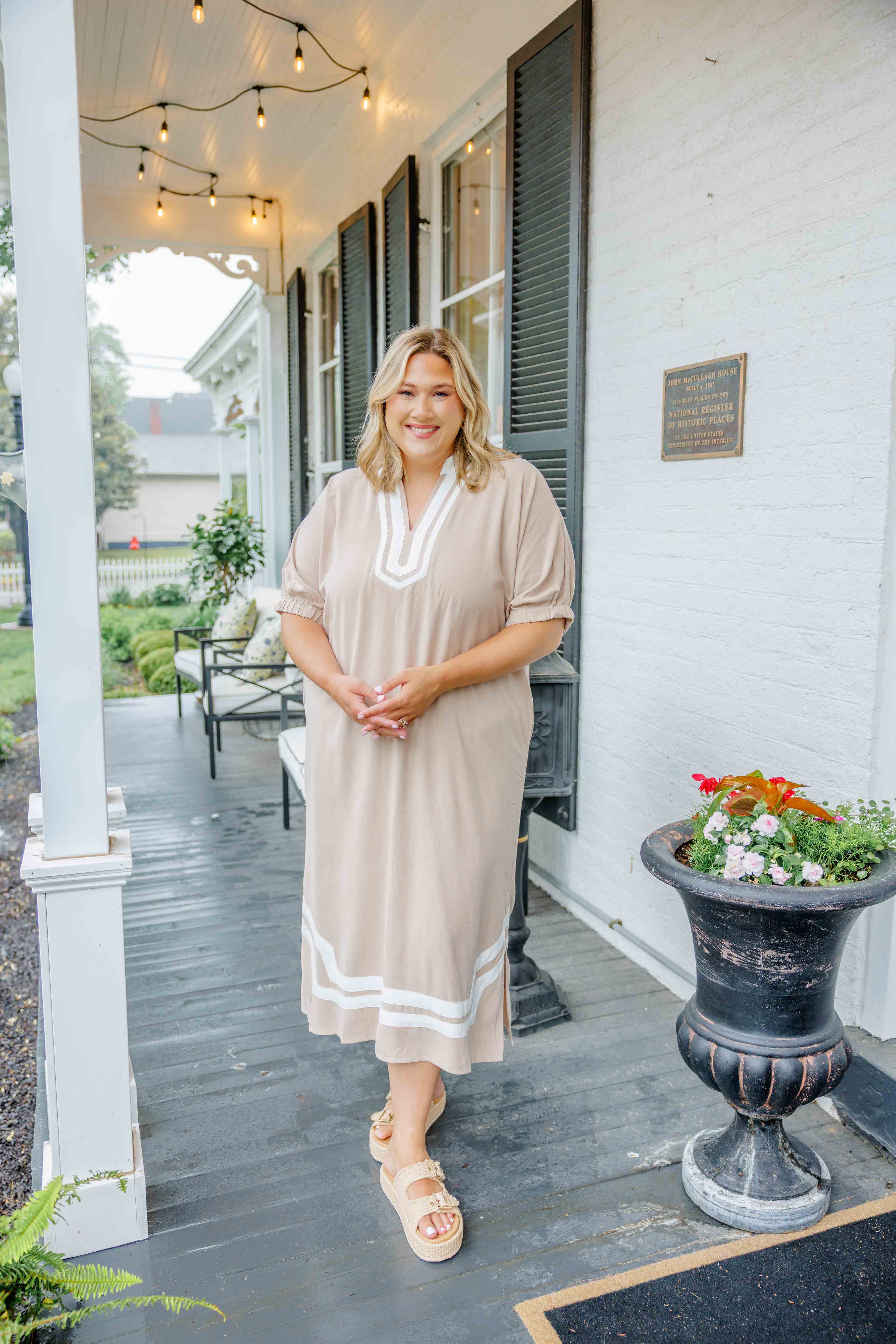 Latte Lane Midi Dress