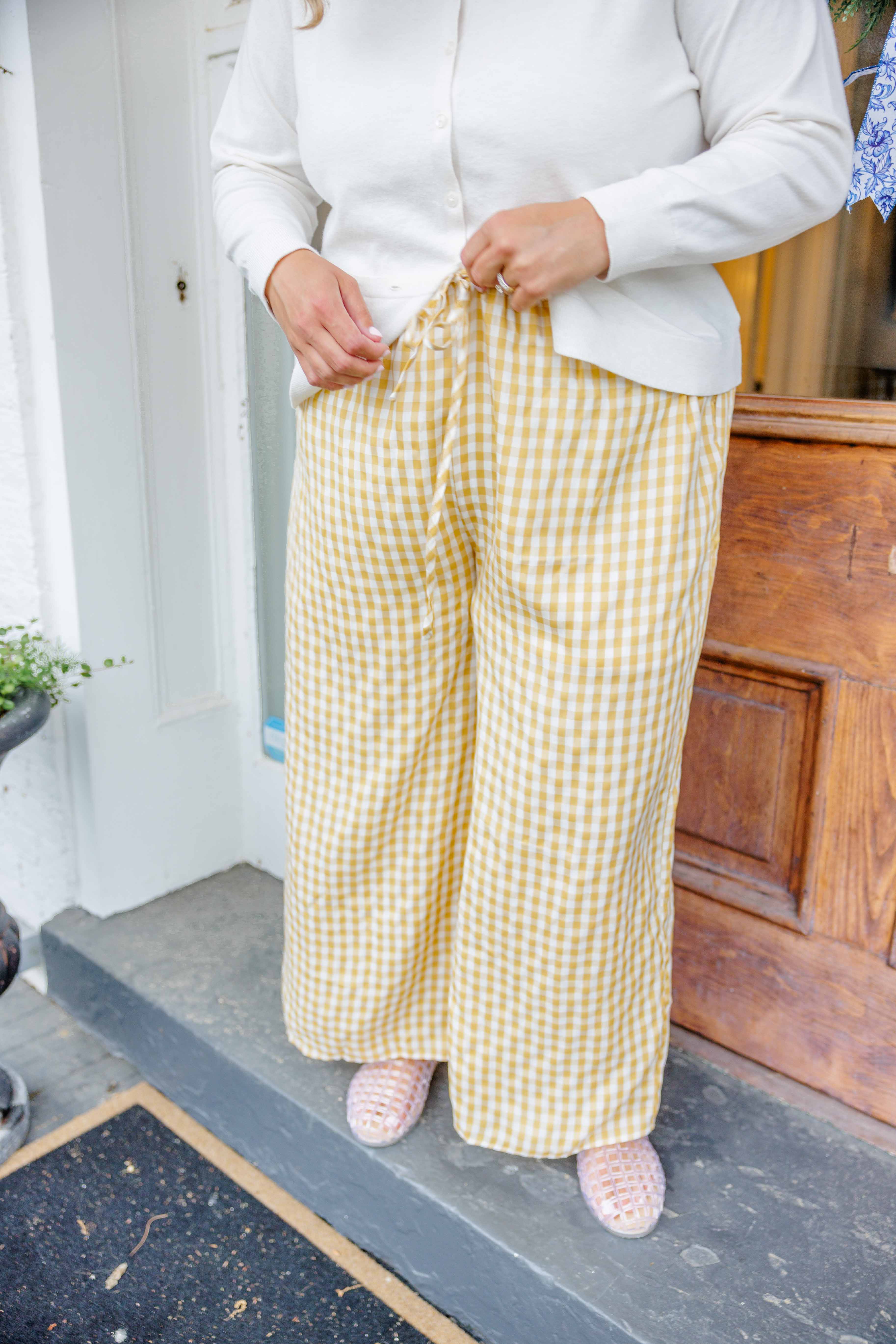 Sunny Days Gingham Pants