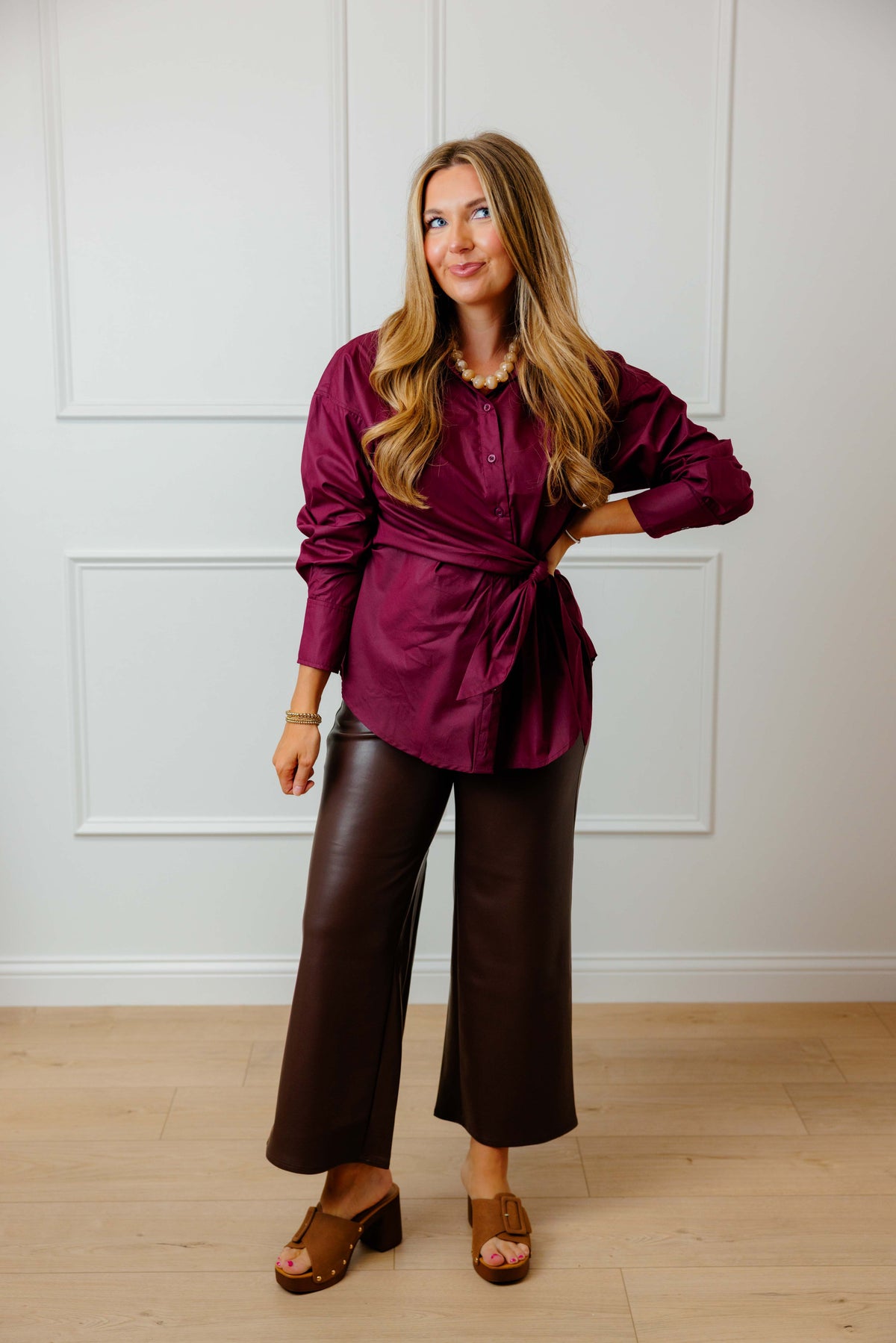 Tie Waist Blouse