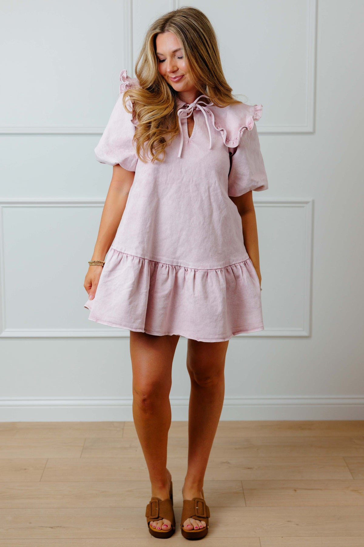 Dusty Rose Cecilie Dress