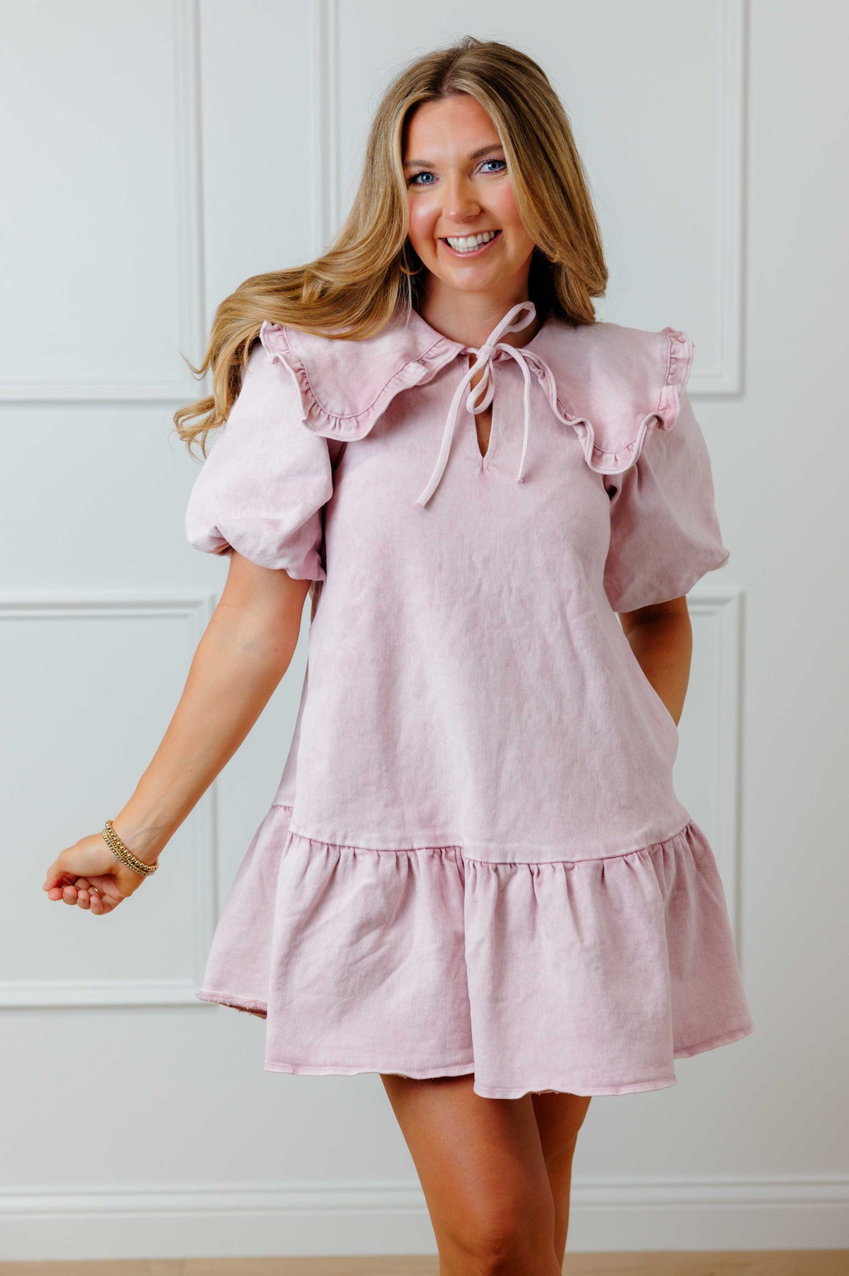 Dusty Rose Cecilie Dress