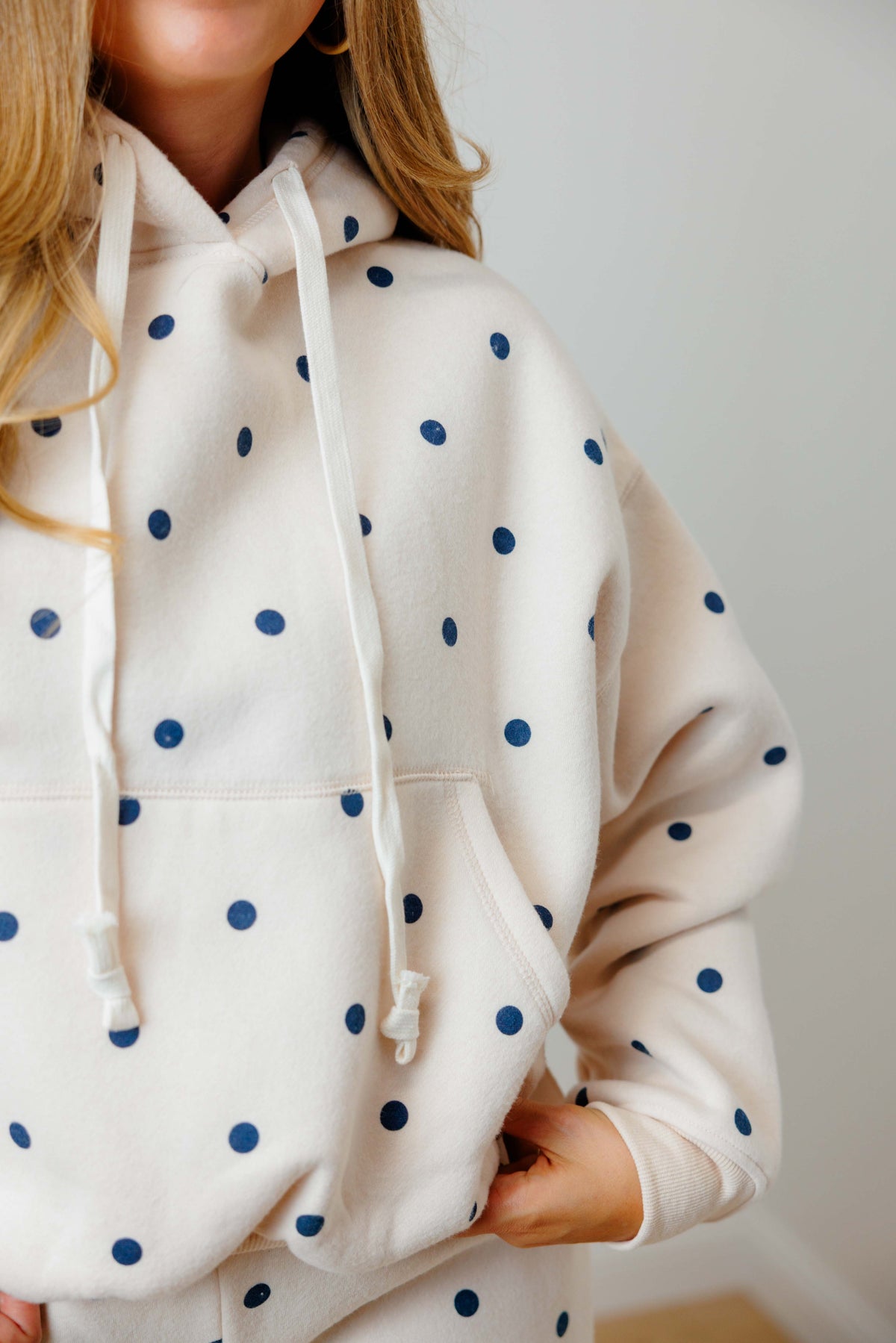 Navy Dot Lounge Set
