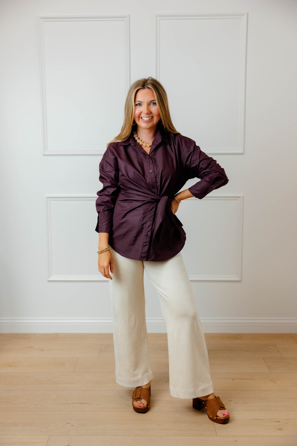 Tie Waist Blouse