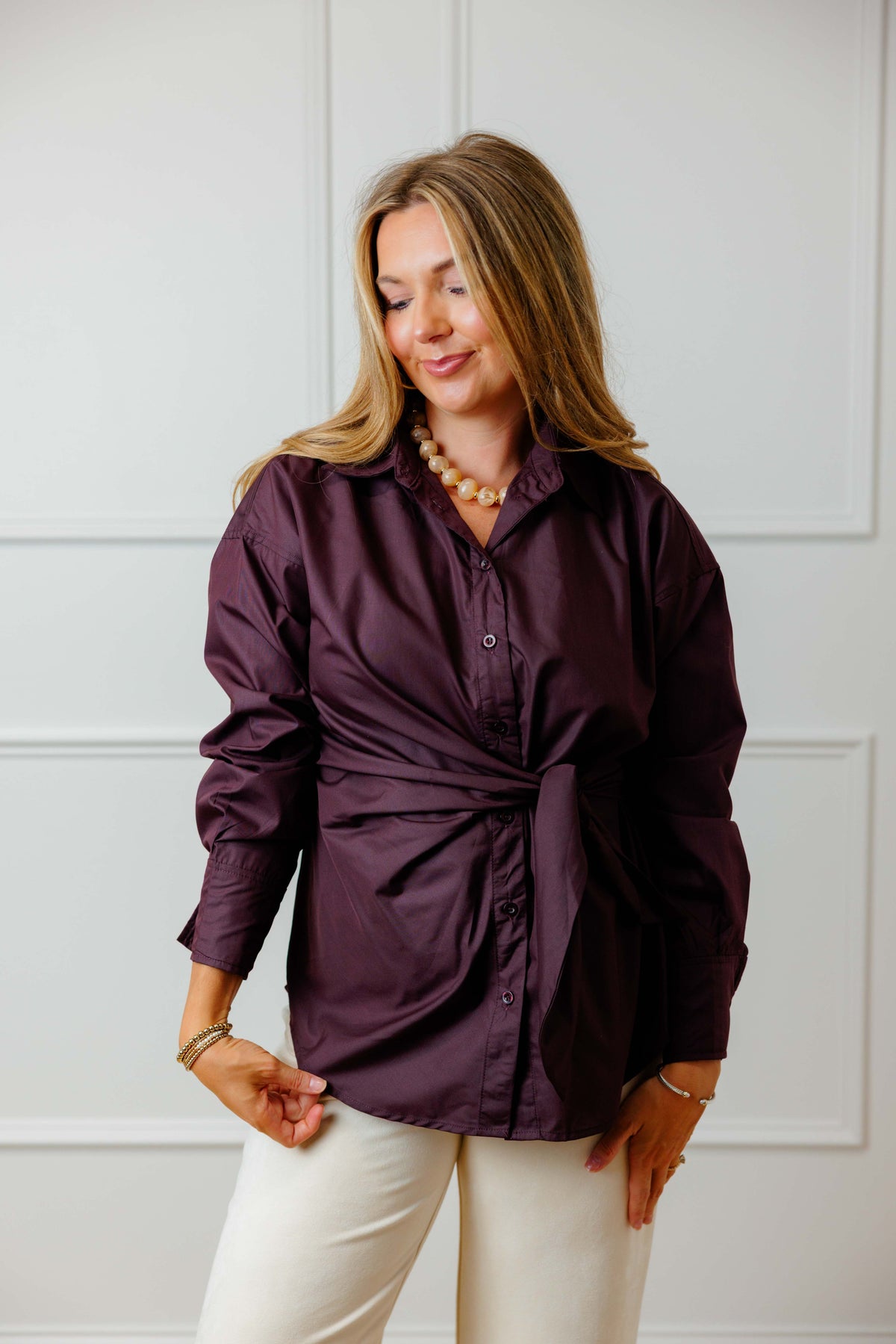 Tie Waist Blouse