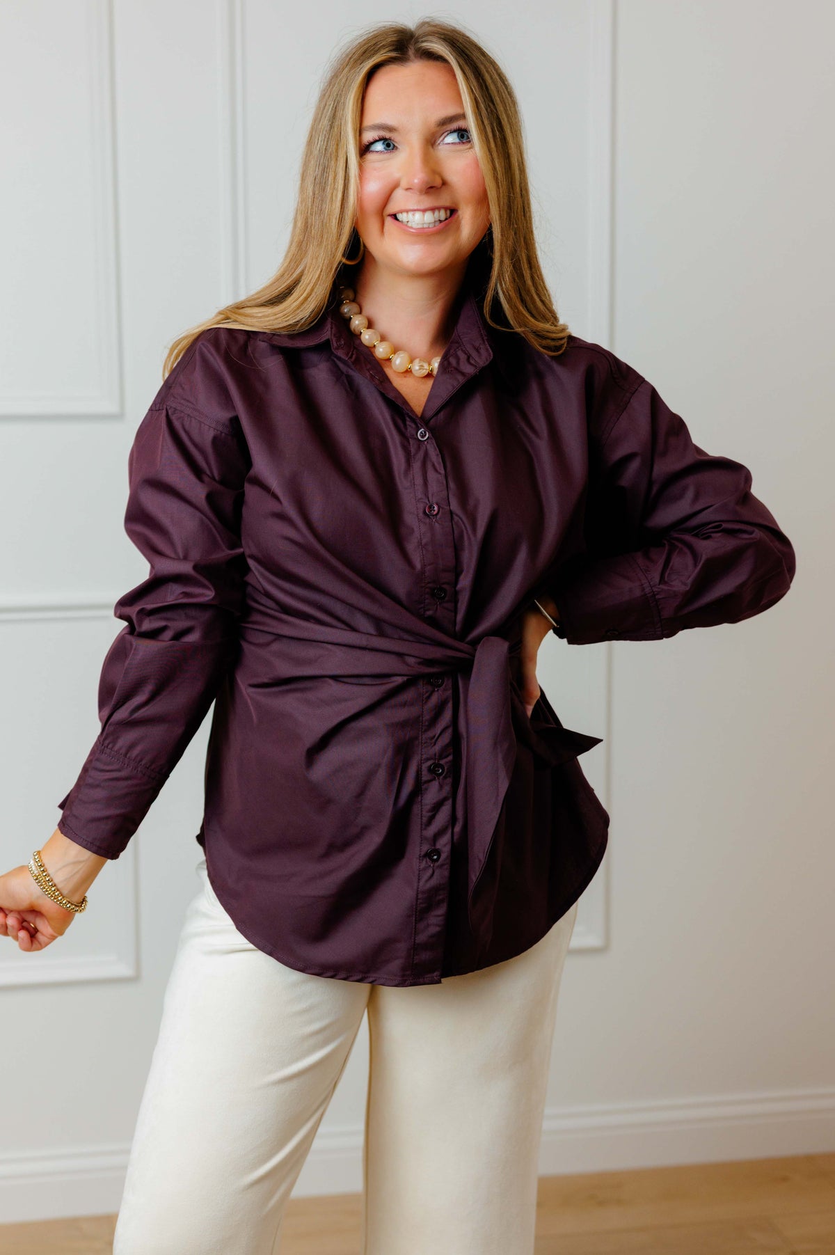 Tie Waist Blouse