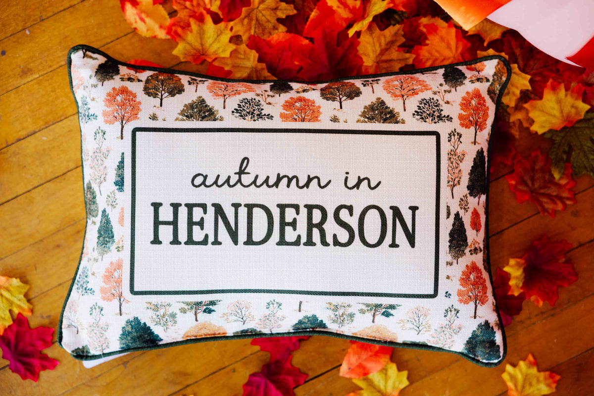 Autumn in Henderson Pillow
