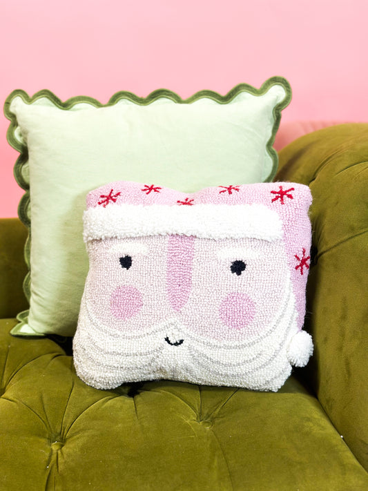 Pink Santa Hook Pillow