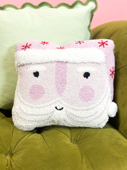 Pink Santa Hook Pillow