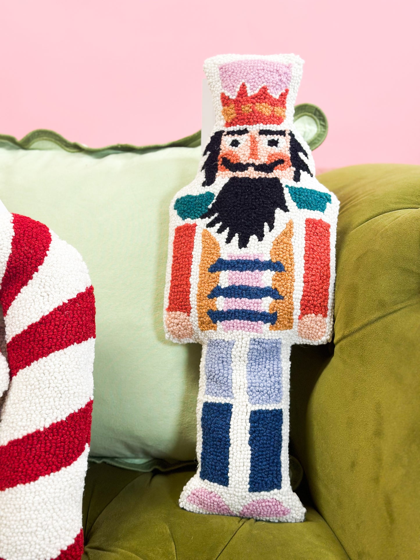 Nutcracker Shaped Hook Pillow