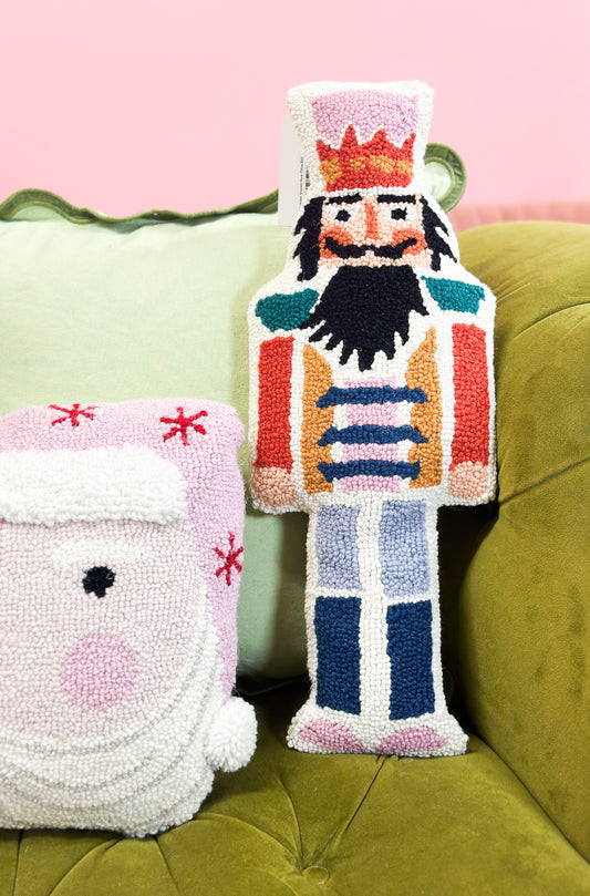 Nutcracker Shaped Hook Pillow