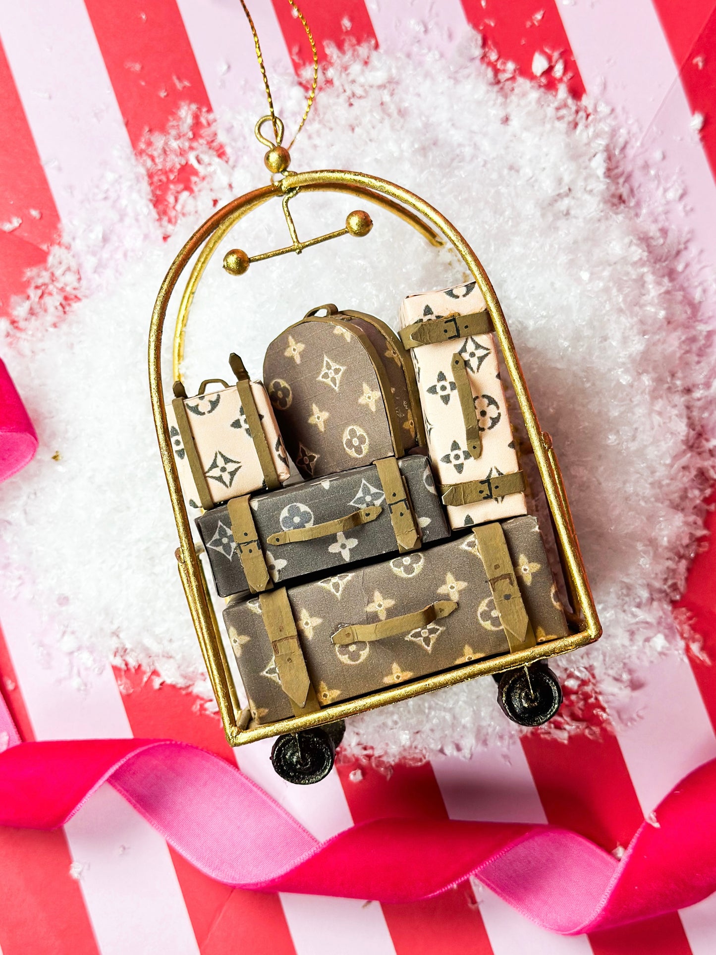 Luxury Hotel Luggage Ornament