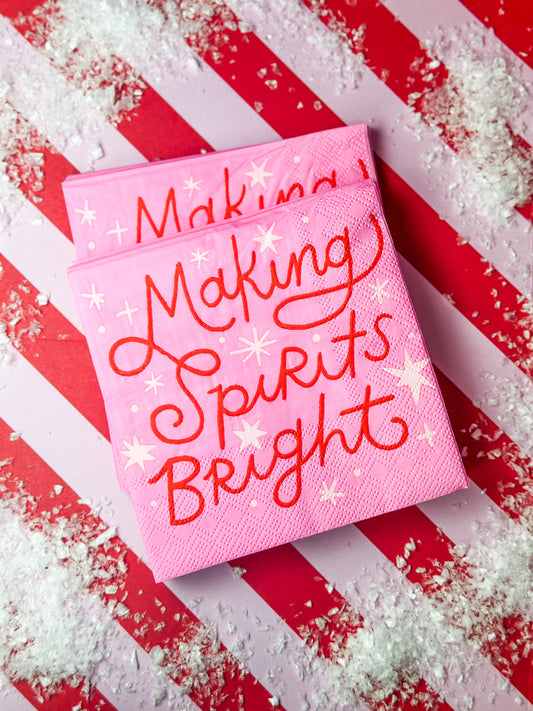 Making Spirits Bright Beverage Napkin