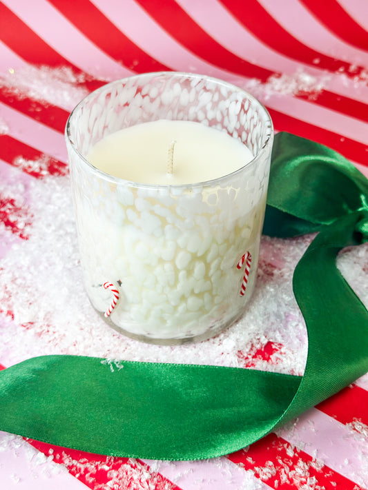 Tis The Season Candy Cane 12oz Candle