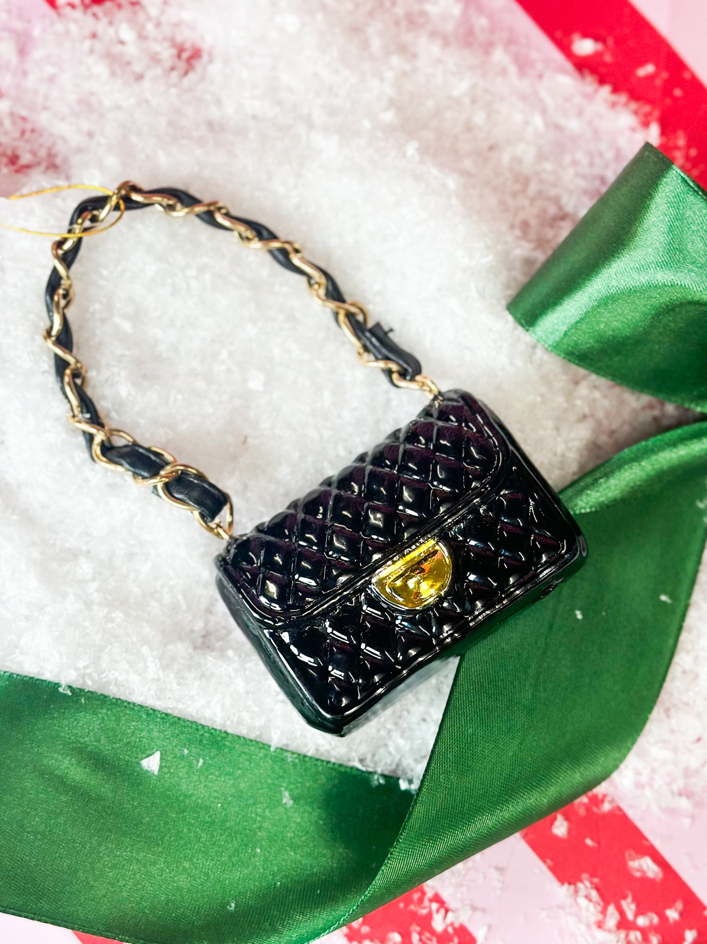 Black Handbag Ornament