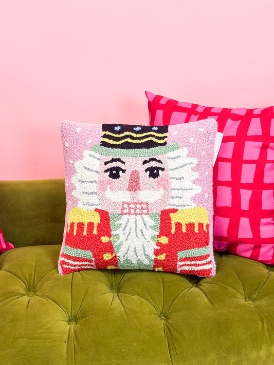 Pink Nutcracker Hook Pillow