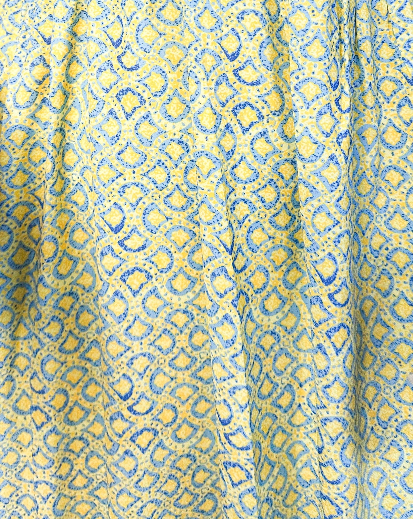 Lemon Printed Halter Maxi Dress