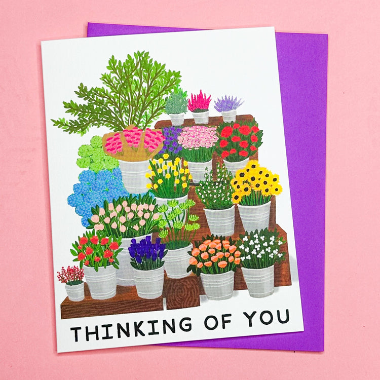 Thinking of You Flower Market Card