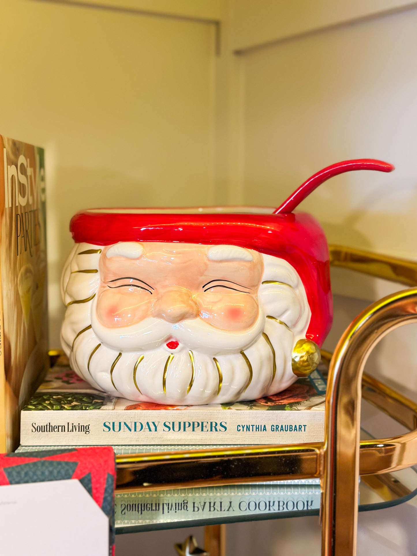 Santa Punch Bowl & Ladle