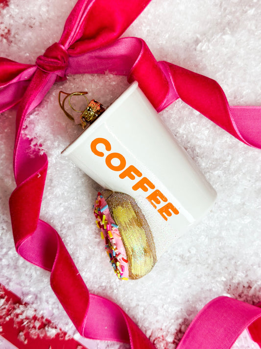 Coffee N` Donuts Ornament