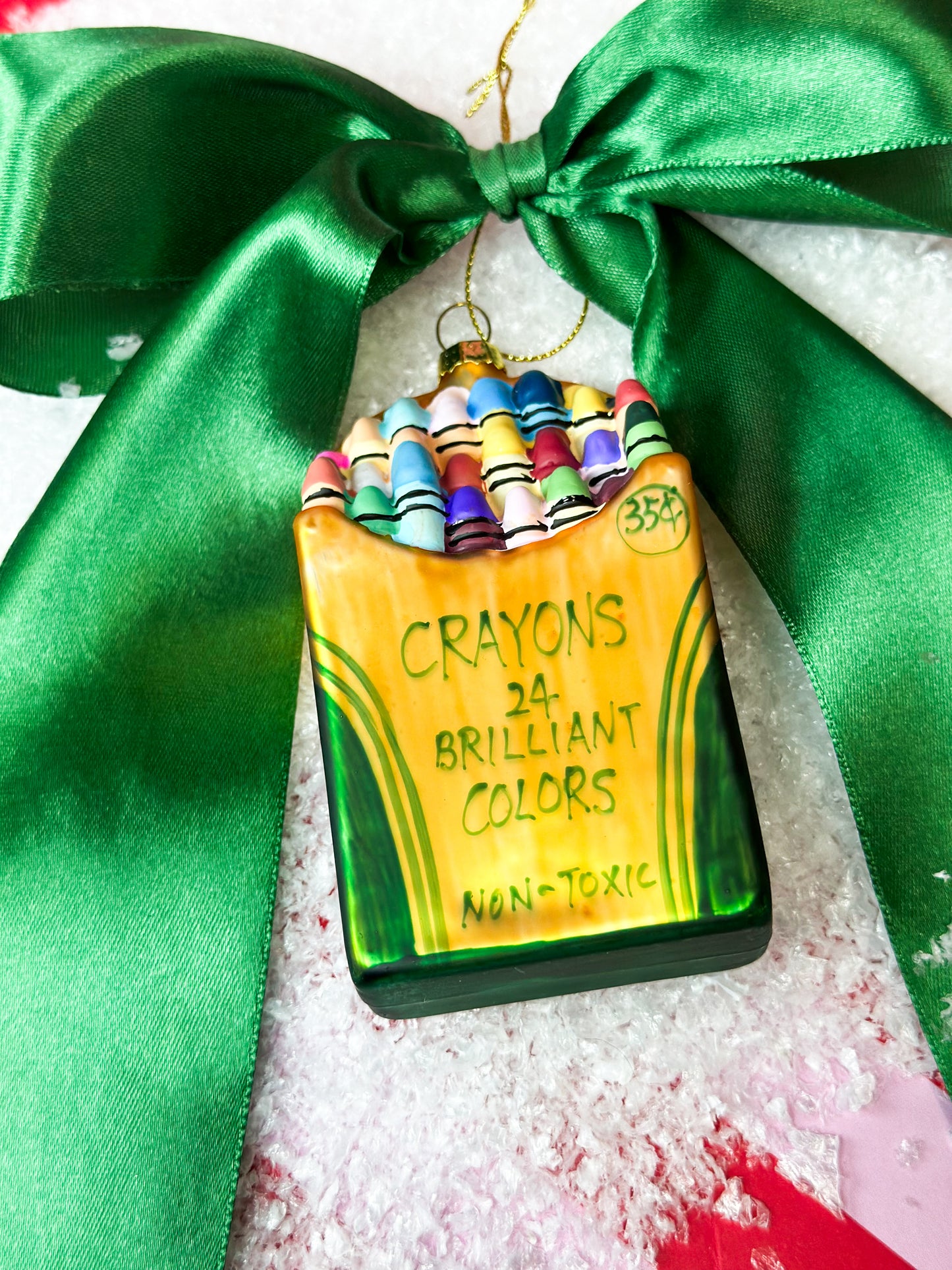 Crayon Box Ornament