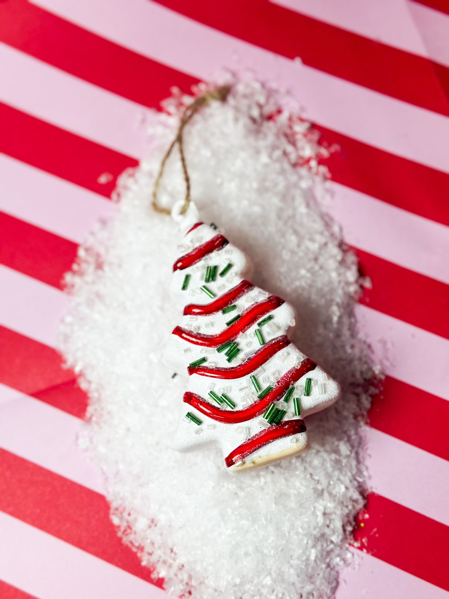 Christmas Tree Cake Ornament