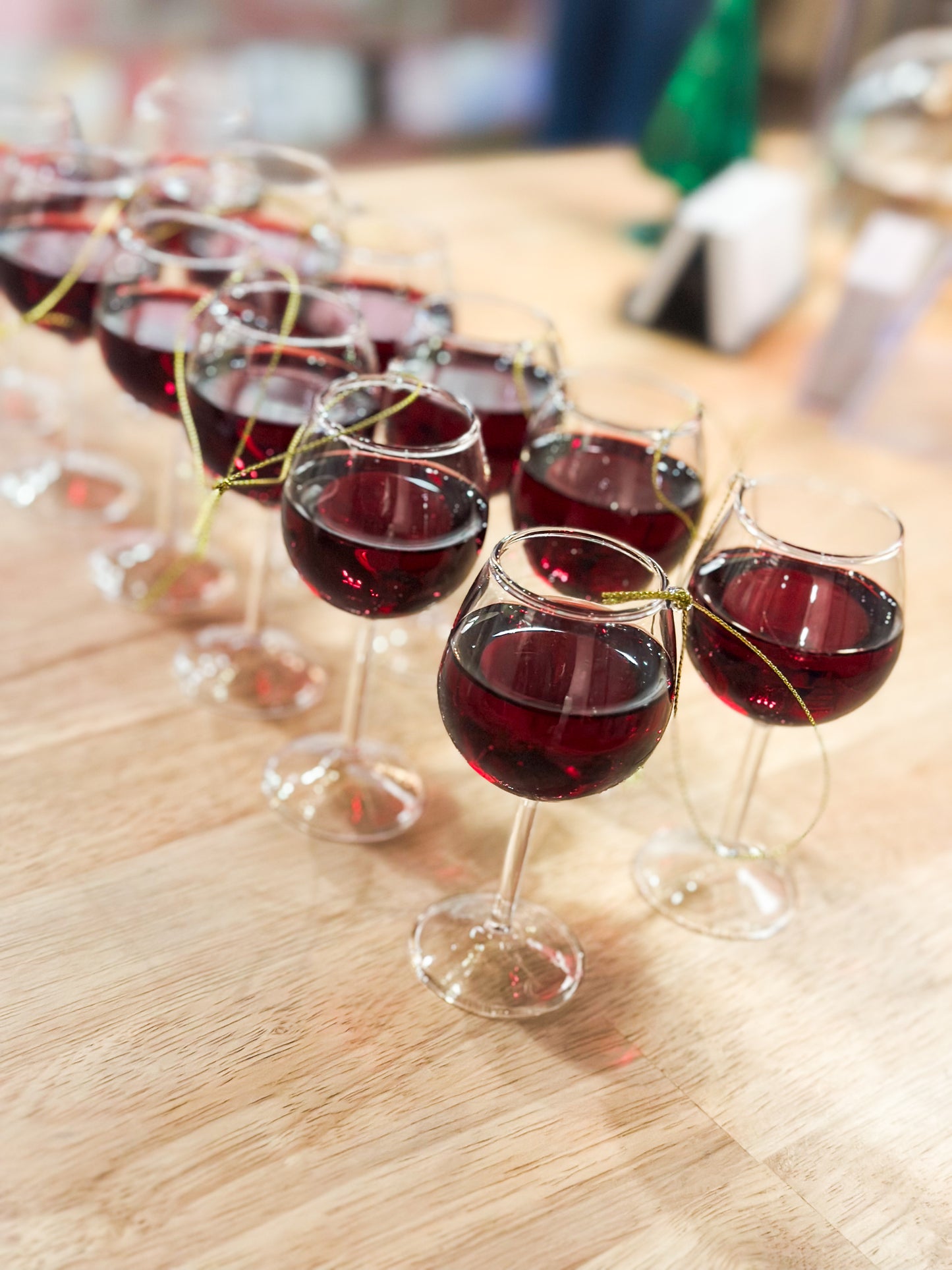 Red Wine Glass Ornament